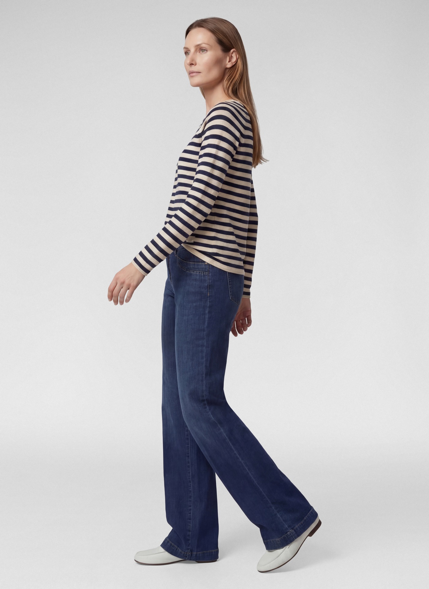 Rabe Pull en tricot avec motif rayures