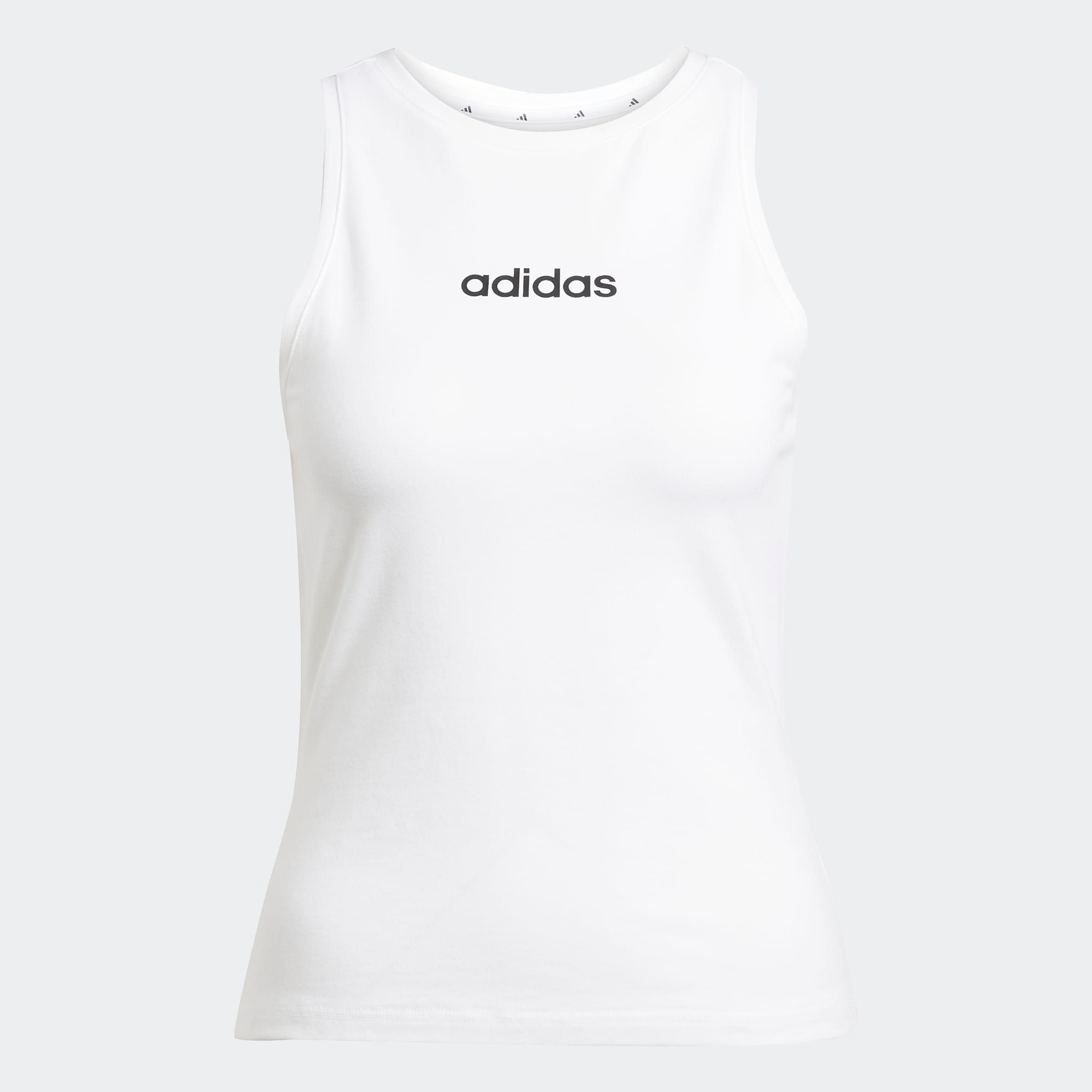 adidas Sportswear Débardeur »ESSENTIALS LINEAR SLIM COTTON«