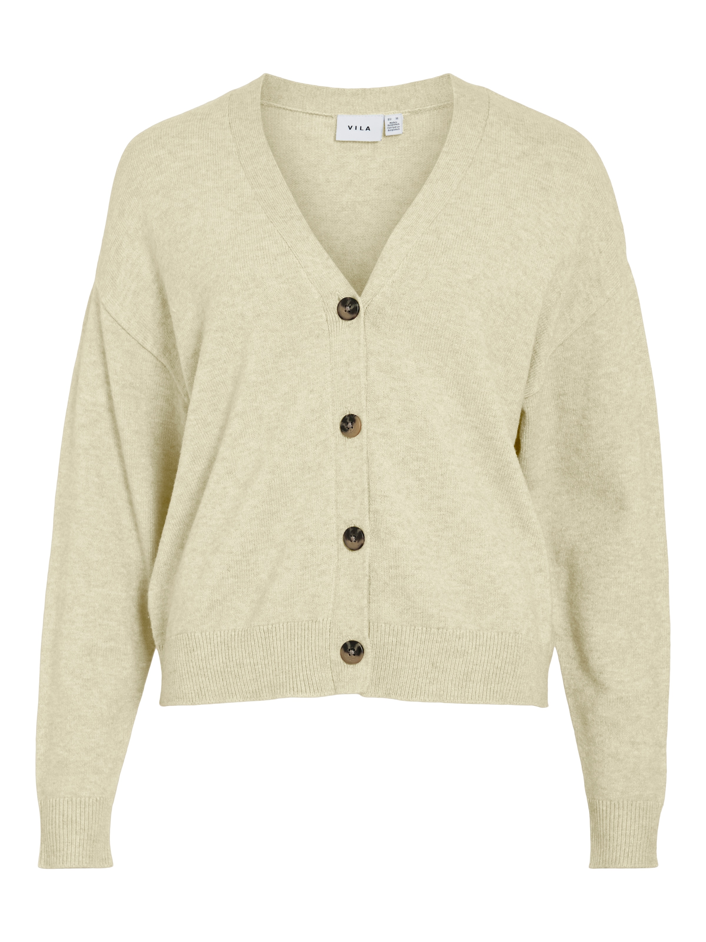 Vila Veste en tricot »VIRIL V-NECK KNIT CARDIGAN - NOOS« mélange de matériaux, coupe régulière