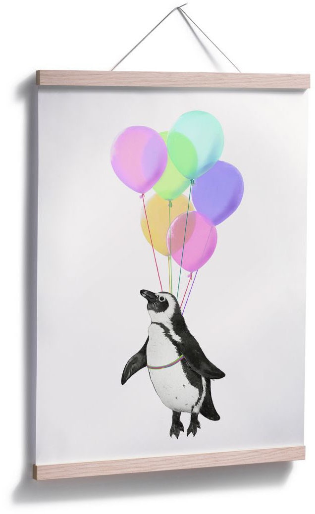 Wall-Art Poster »Pinguin Luftballon«, Tiere, (1 St.), Poster, Wandbild,  Bild, Wandposter acheter confortablement