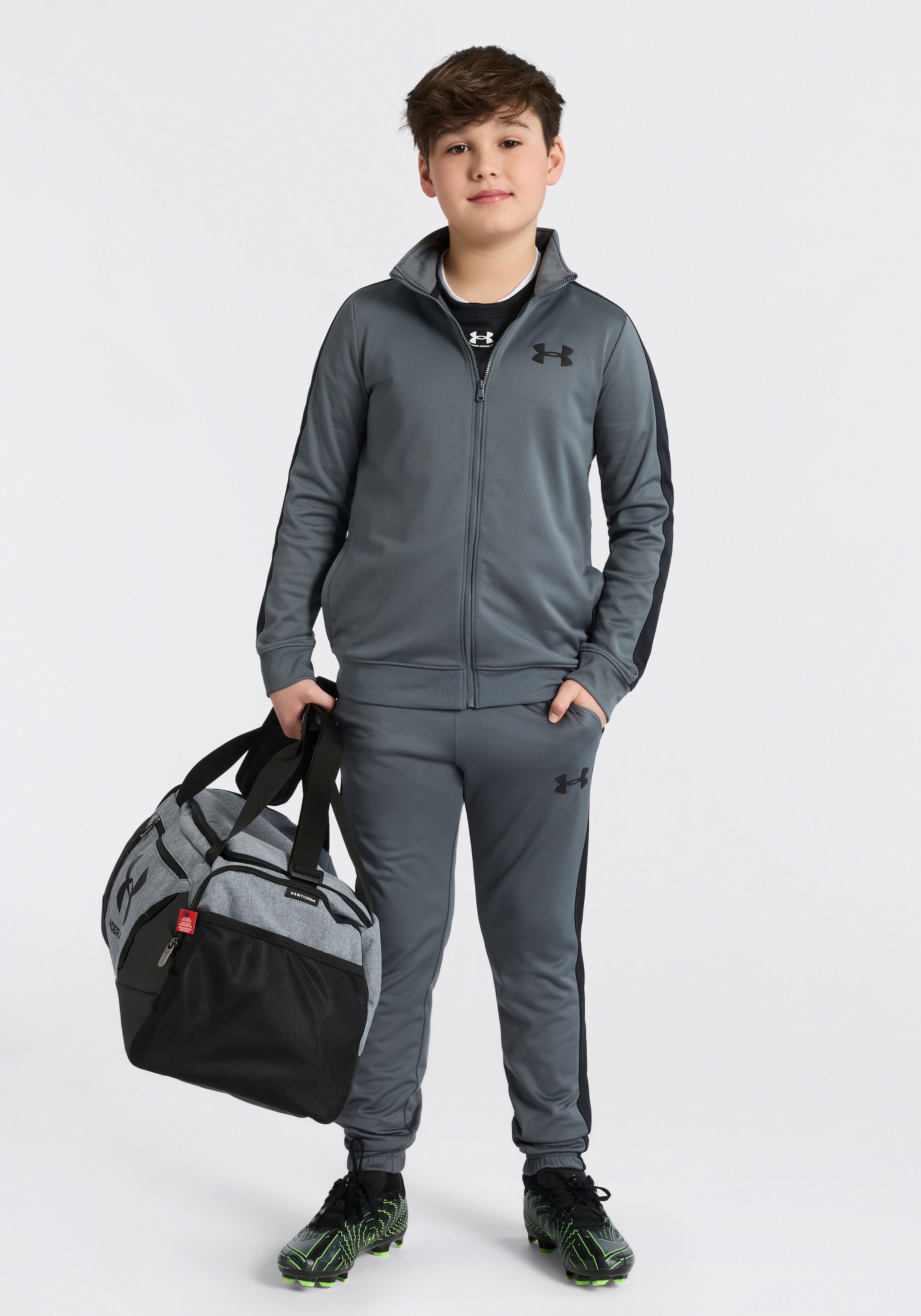 Under Armour® Combinaison d'entraînement »UA Rival Knit Track Suit« Für Kinder - Material innen weich angeraut