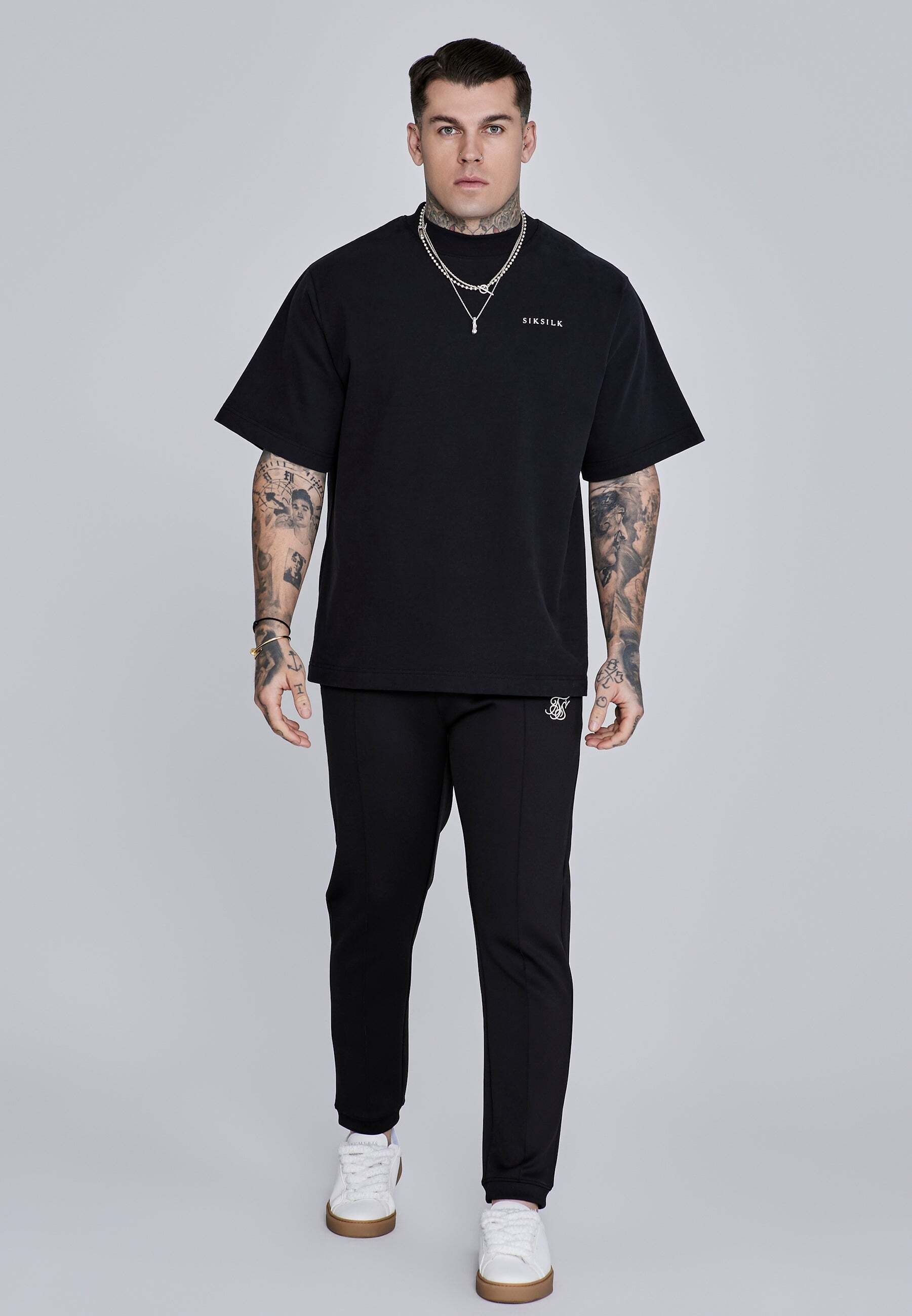 Siksilk Stoffhose »Siksilk Hose Essentials Pleated Pants«