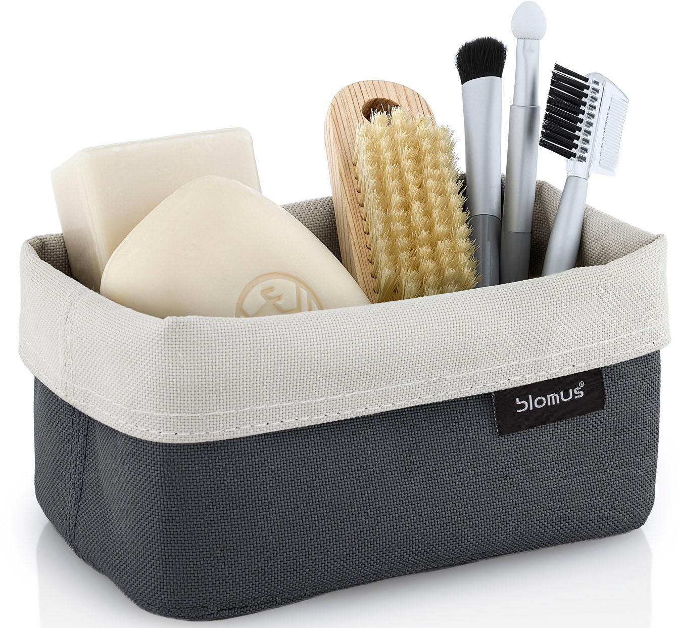 Image of BLOMUS Aufbewahrungskorb »Wendekörbchen -ARA- sand-anthrazit« bei Ackermann Versand Schweiz
