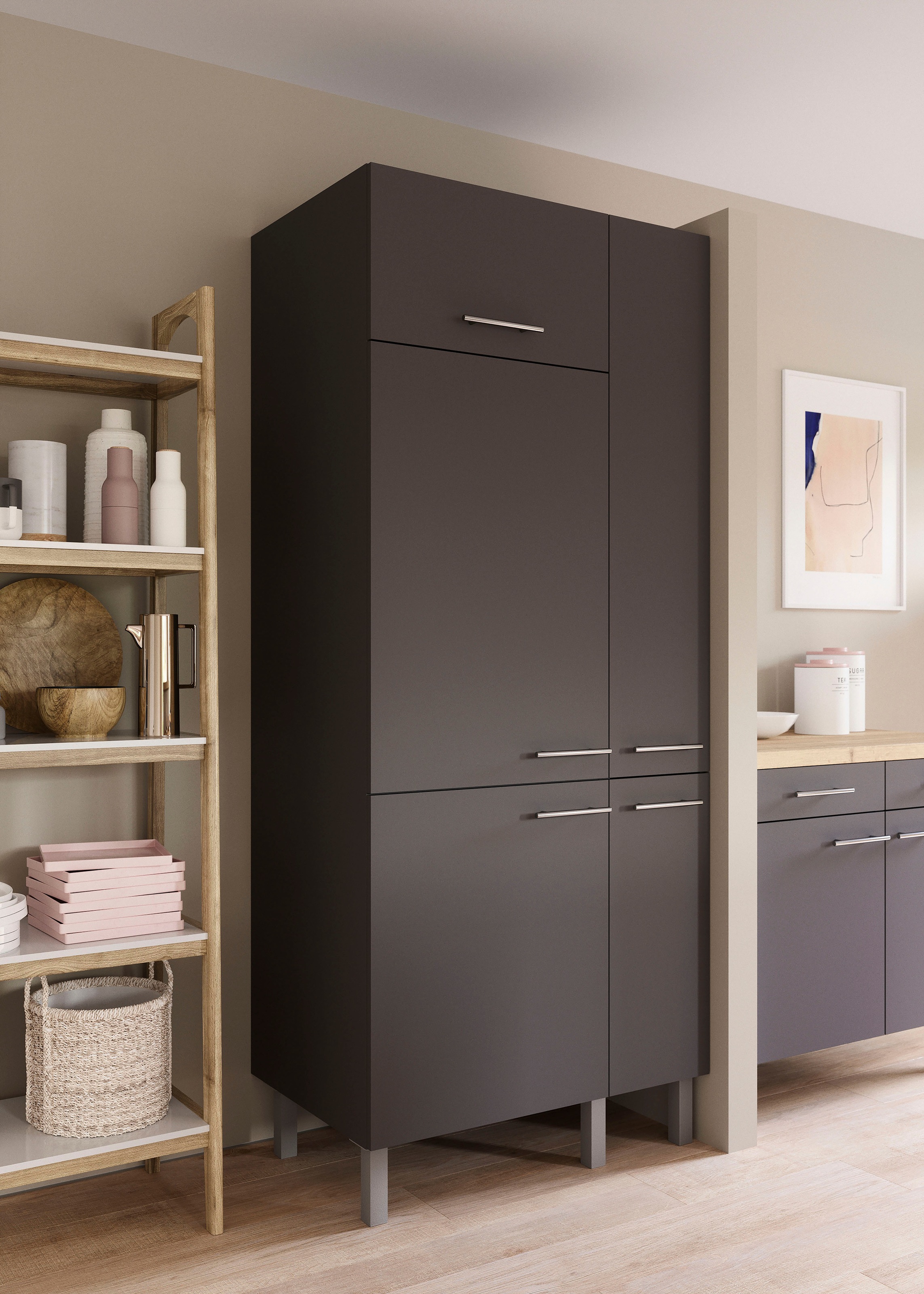 OPTIFIT Küche »Lilly« Breite 90 cm, wahlweise mit E-Gerät