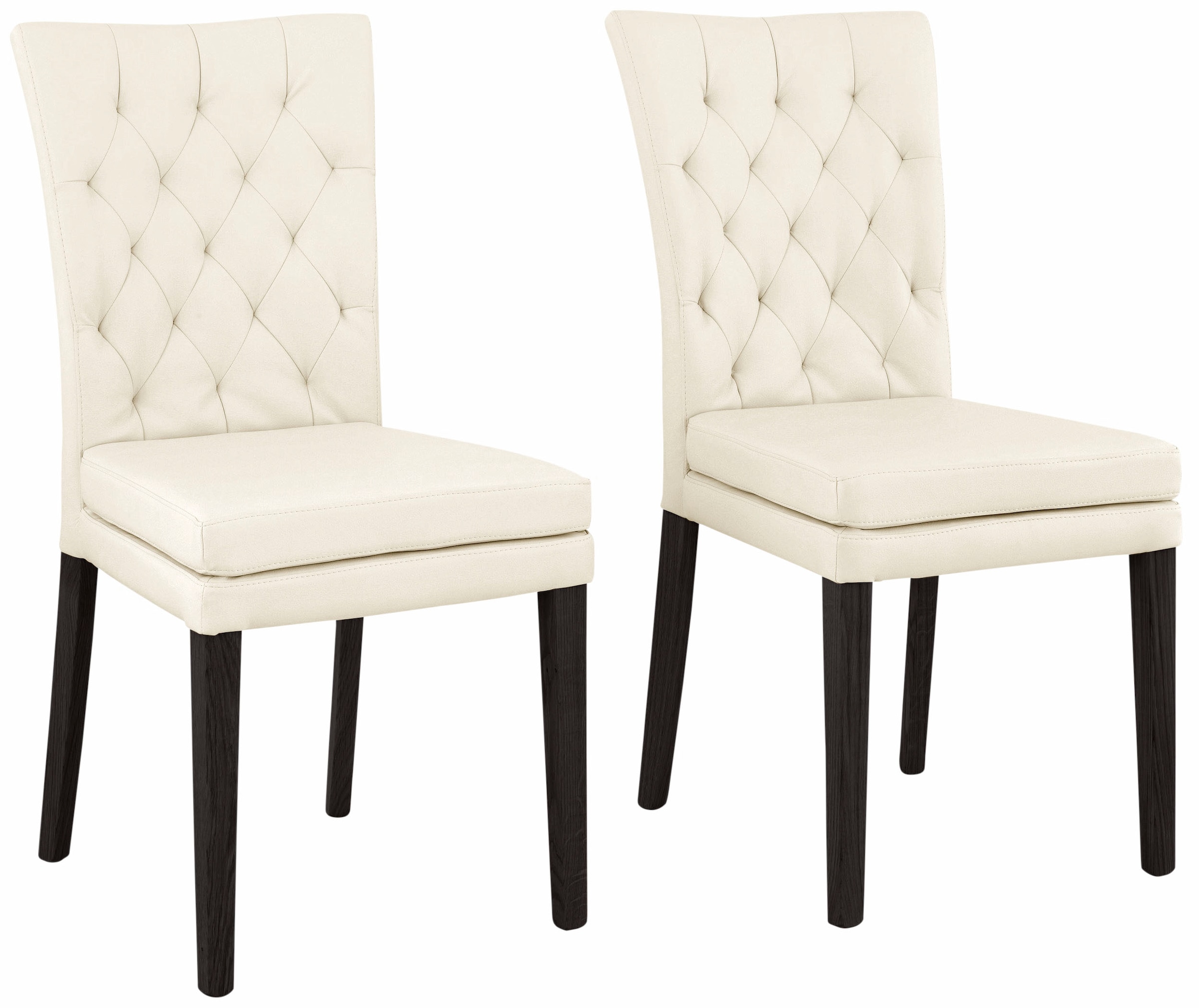 Home affaire 4-Fussstuhl "Colorado" (Set) 2 Stk.Beine aus Buche, wengefarben lackiert, Im 2er, 4er oder 6er-Set