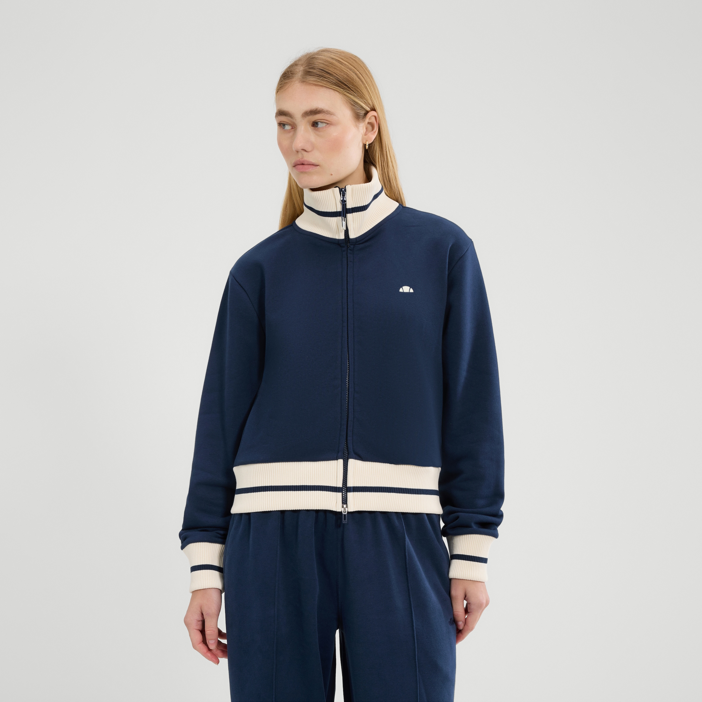Image of Ellesse Trainingsjacke für Erwachsene, aus Baumwolle und Polyester, pflegeleicht