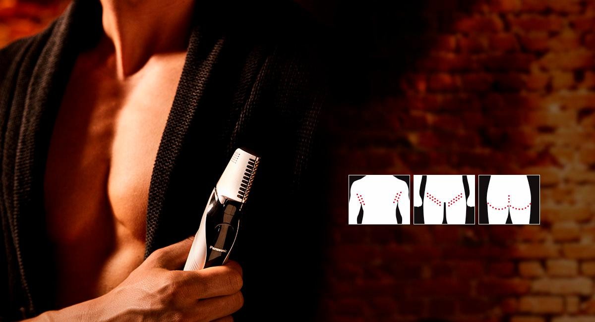 ♕ Panasonic Körper- und Bikinitrimmer »ER-GK60-S503«, 3 Aufsätze,  Bodygrooming versandkostenfrei auf