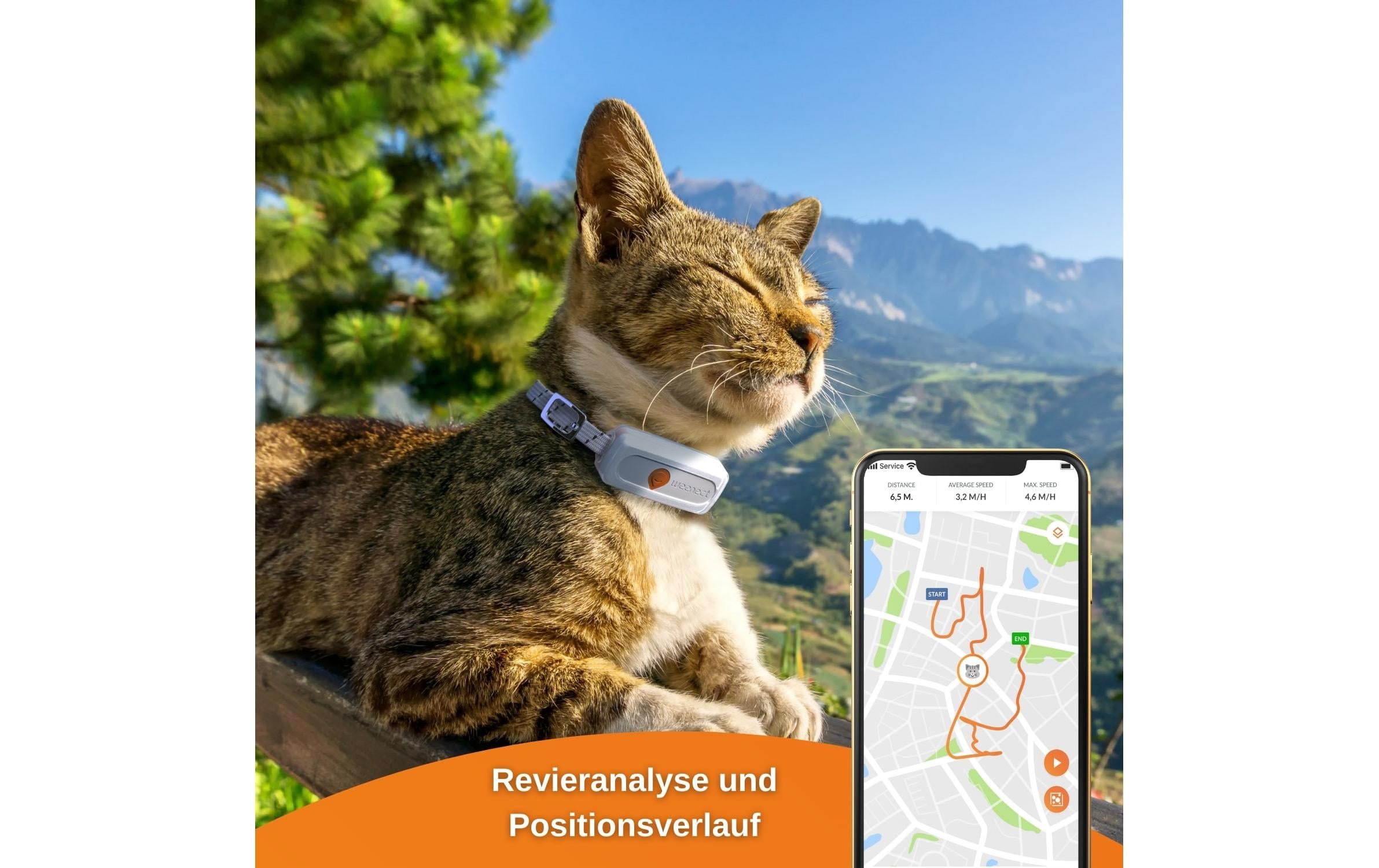 GPS-Tracker »Weenect XS für Katzen Weiss«