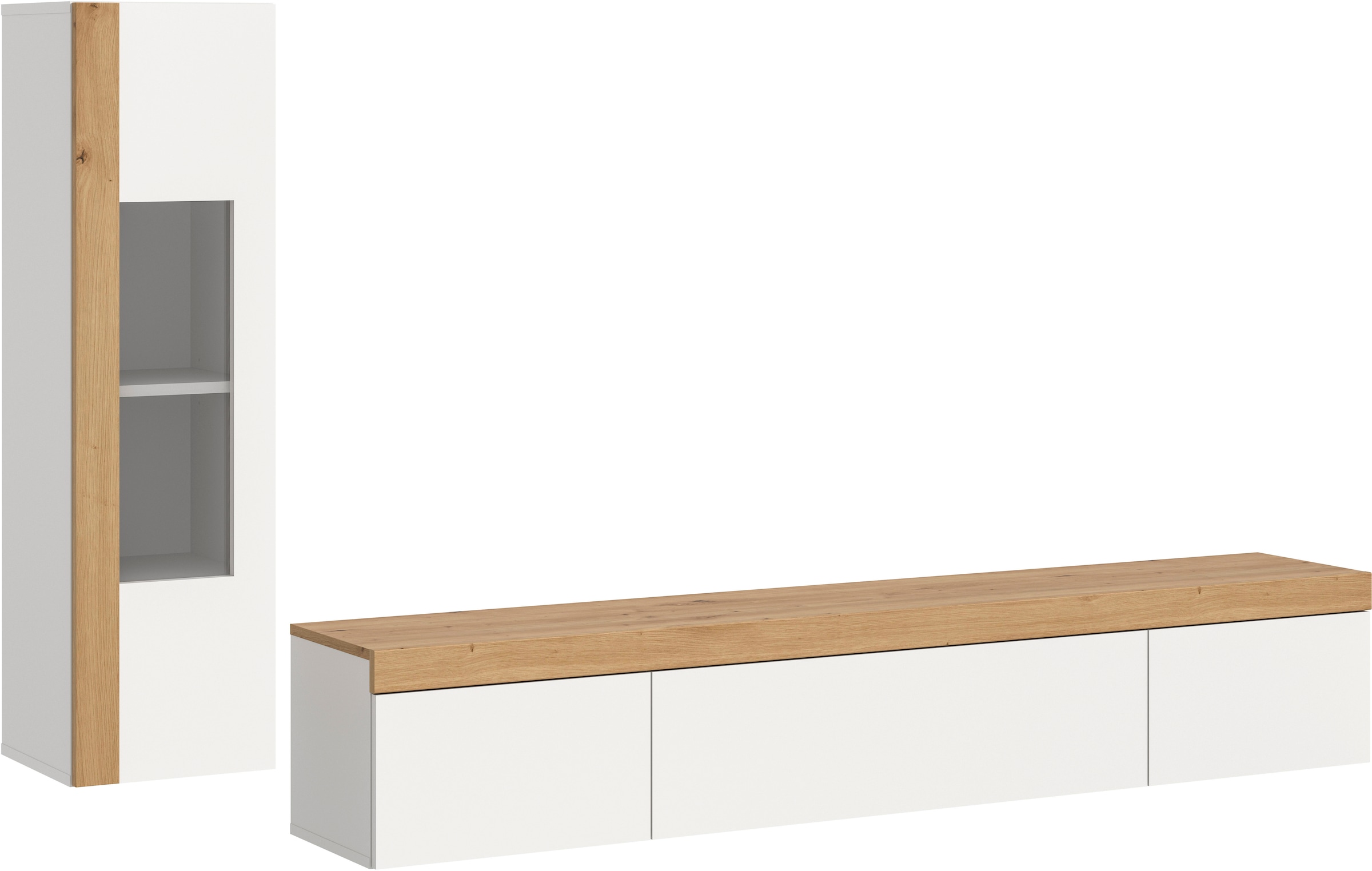 Image of Home affaire Wohnwand "Svala, Breite 180 cm, Wohnkombination" Set, 2 Stk. tlg.