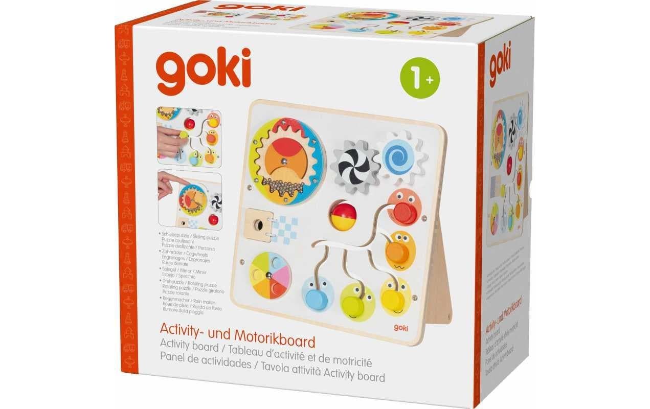 goki Motorikbrett »Activity- und Motorikboard 22,5 x 12 x 22 cm«
