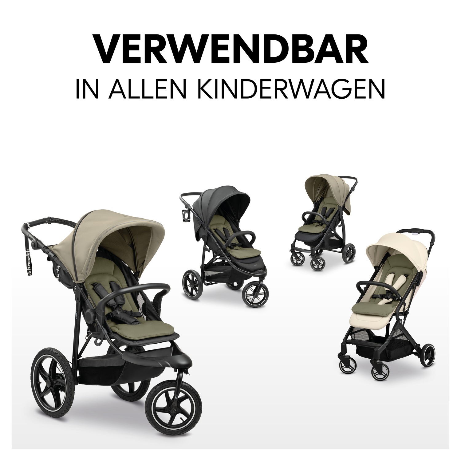 Hauck Kinderwagen-Sitzauflage »Seat Liner« kompatibel mit hauck Buggys, Kinderwagen und Fahrradanhängern