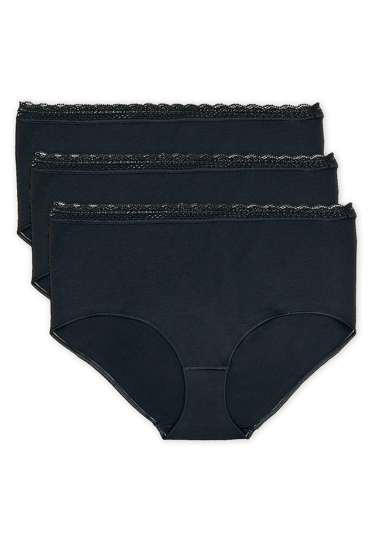 Image of Nina Von C. Taillenslip "Simply" Packung, basic, eng, leicht, elastisch, bequem, mit Spitze, ohne Seitennähte