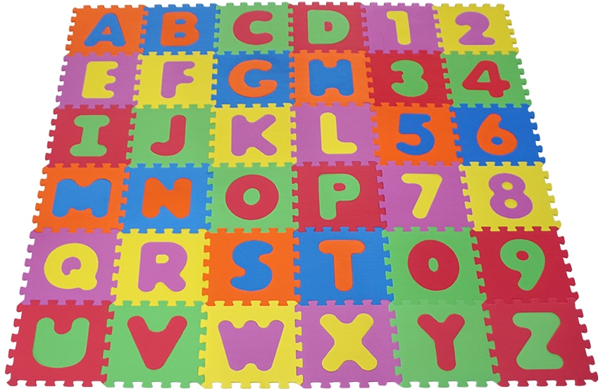 Image of Knorrtoys® Puzzle »Alphabet und Zahlen«, Puzzlematte, Bodenpuzzle bei Ackermann Versand Schweiz