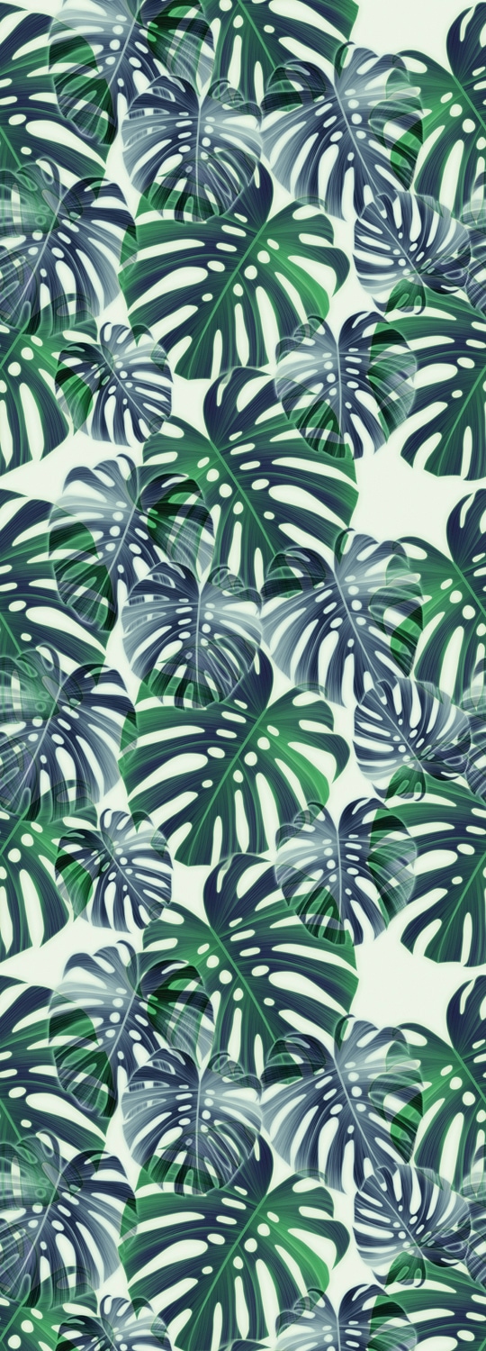 Image of queence Vinyltapete "Tristan" Motiv bedruckt botanisch floral gemustert natürlich glatt 90x250cm, selbstklebend, kinderleichte Anbringung, Sticker
