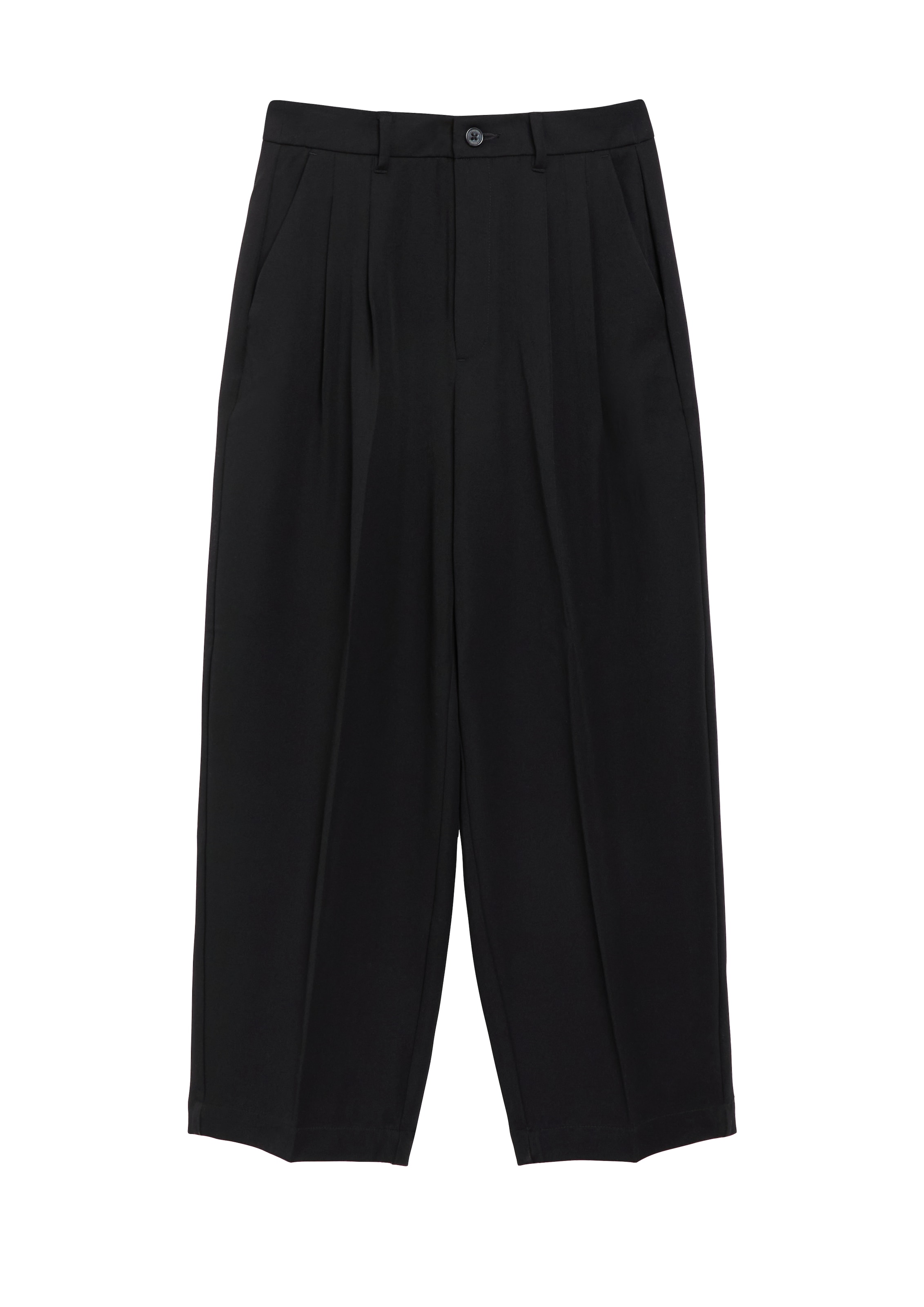 s.Oliver Bundfaltenhose  Hohe Leibhöhe, Barrel Beinform, knöchellang