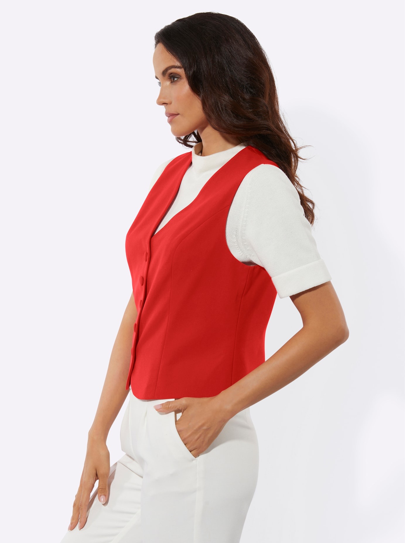 creation L Gilet court