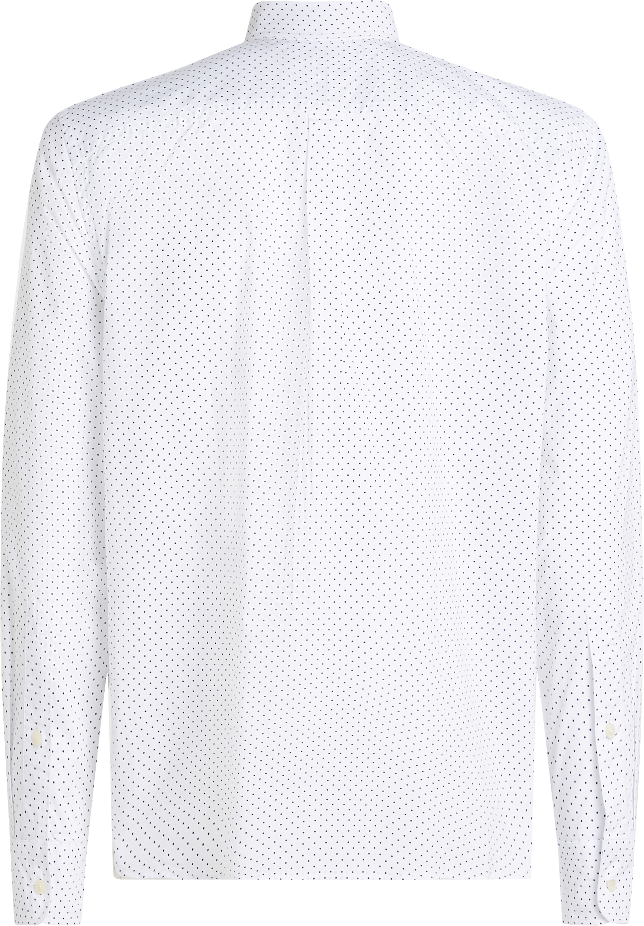 Tommy Hilfiger Big & Tall Langarmhemd »BT-FLEX POPLIN POLKA DOT S-B«, in Grossen Grössen, Logostickerei