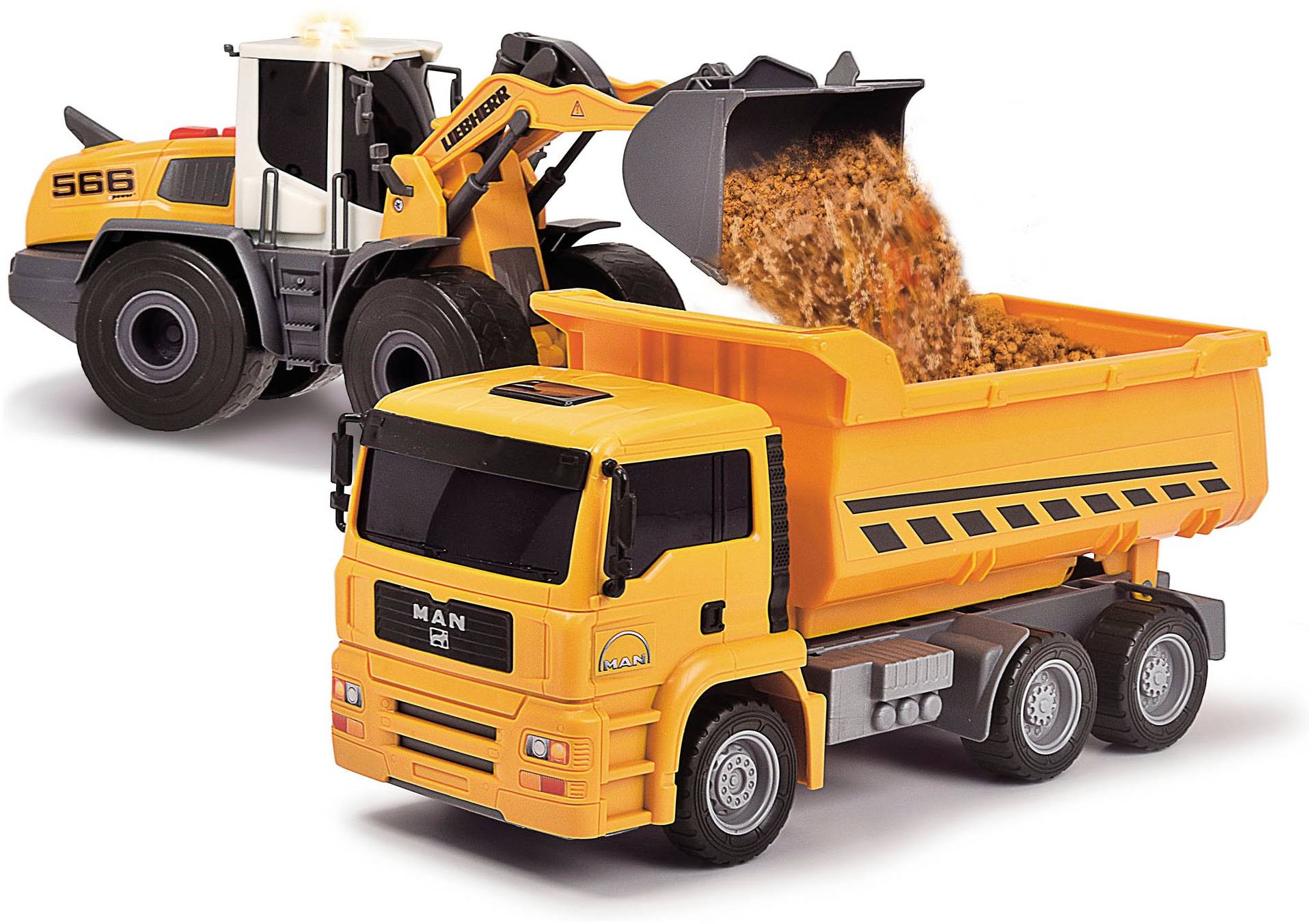 Dickie Toys Jouet de construction »Construction Twin Pack« mit Licht und Sound