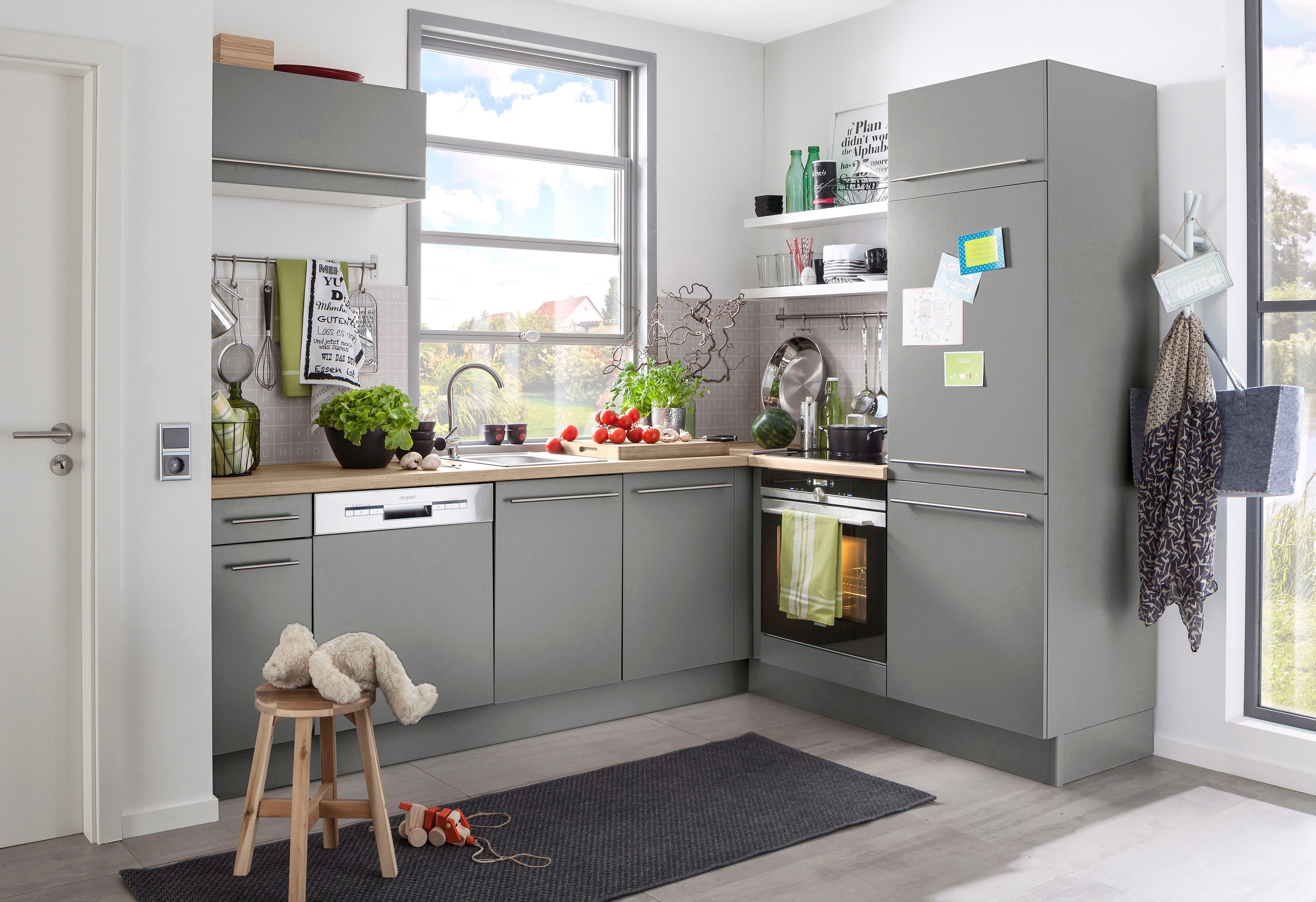 OPTIFIT Spülenschrank "Bern" 50 cm breit, mit 1 Tür, mit höhenverstellbaren Füssen, mit Metallgriff
