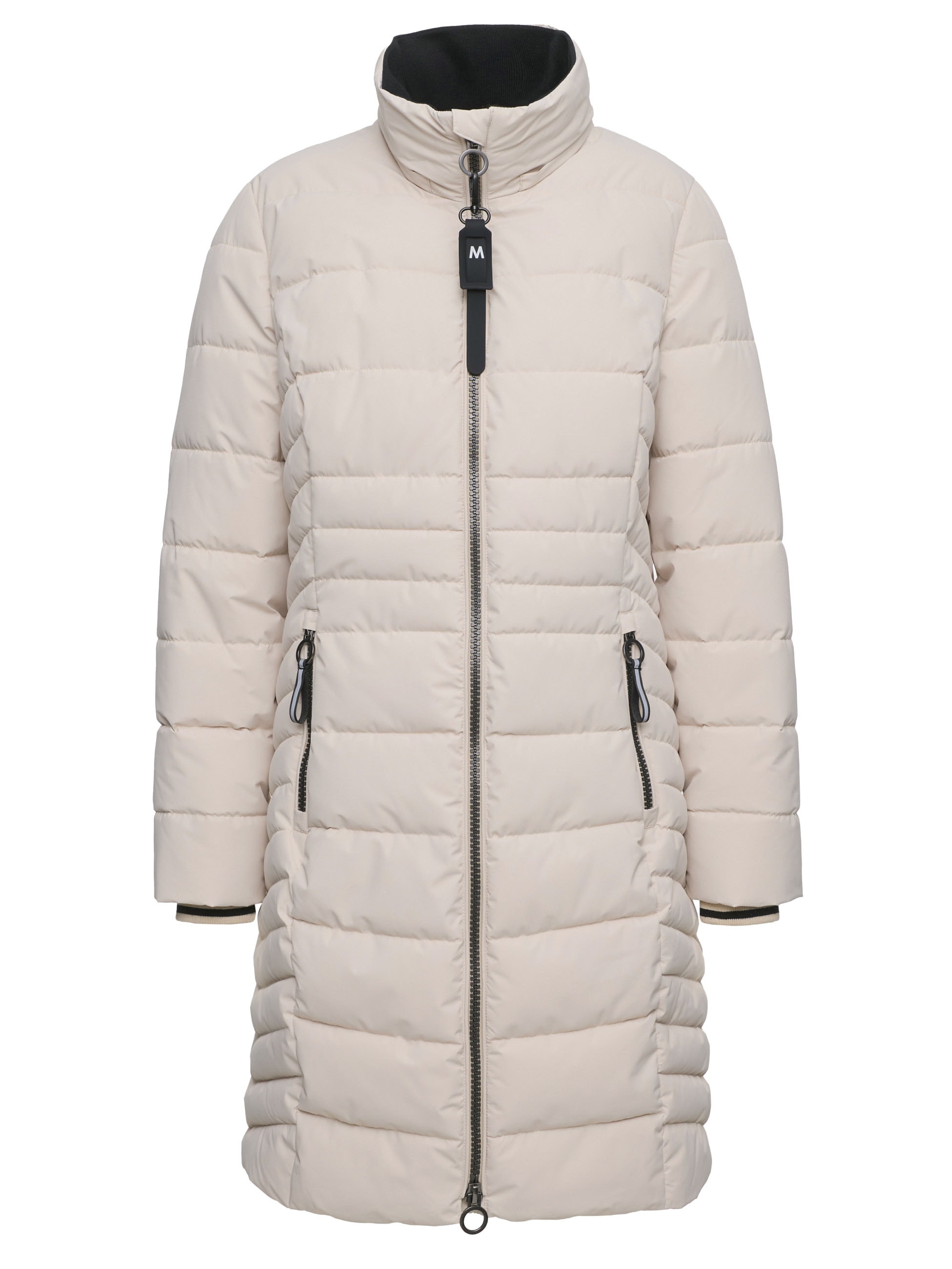 MANISA Steppmantel mit Stehkragen und Reissverschluss