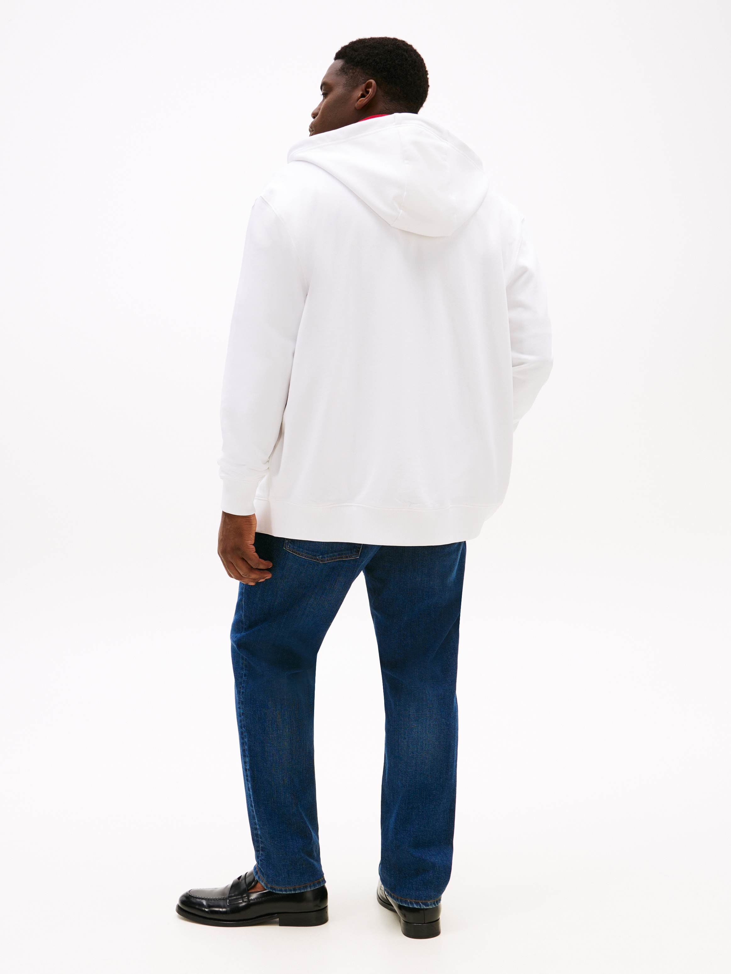 Tommy Hilfiger Big & Tall Kapuzensweatjacke »BT-HILFIGER STACKED HOODED ZIP-B«, Grosse Grössen