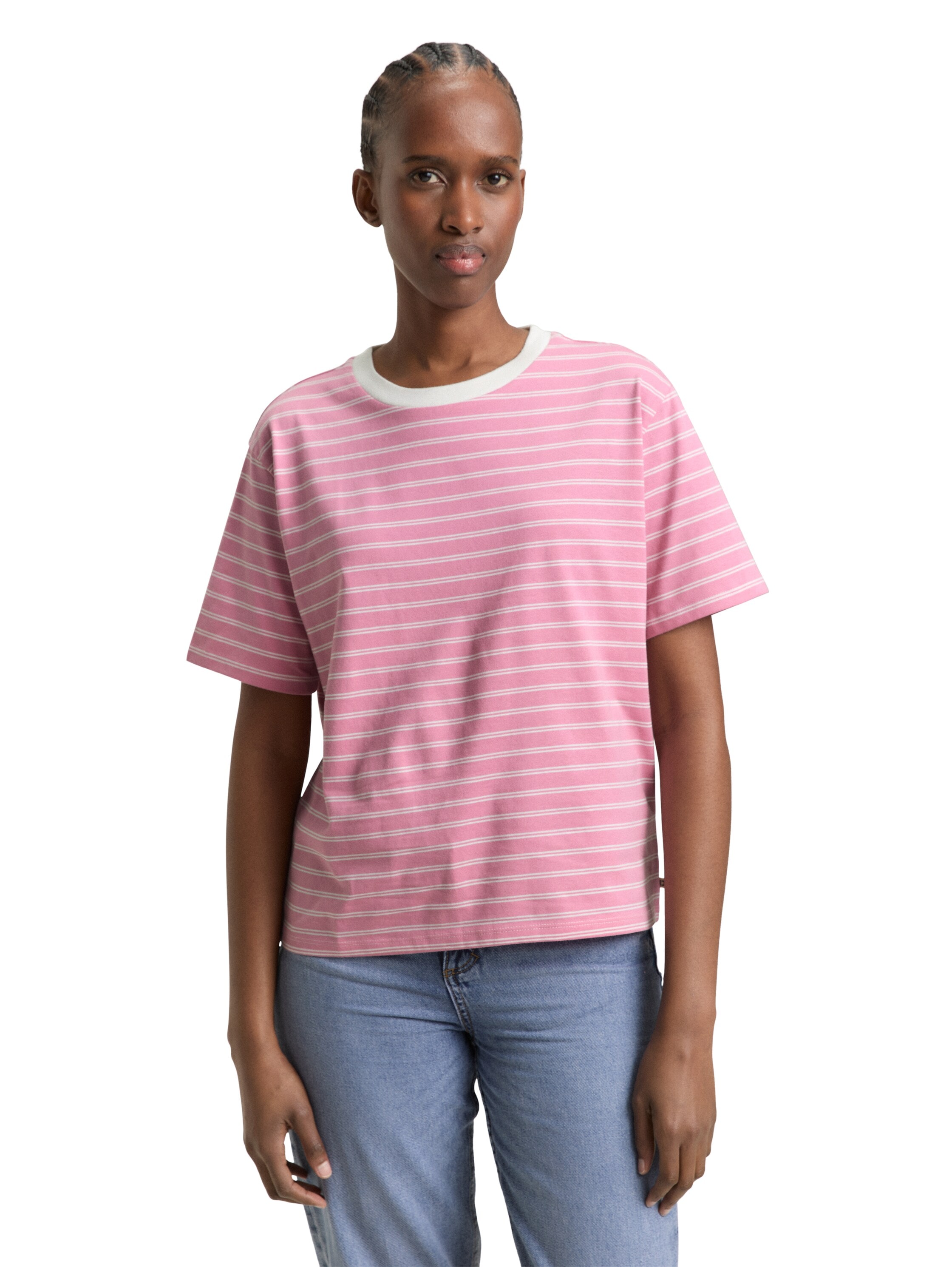 TOM TAILOR Denim T-shirt avec motif à rayures