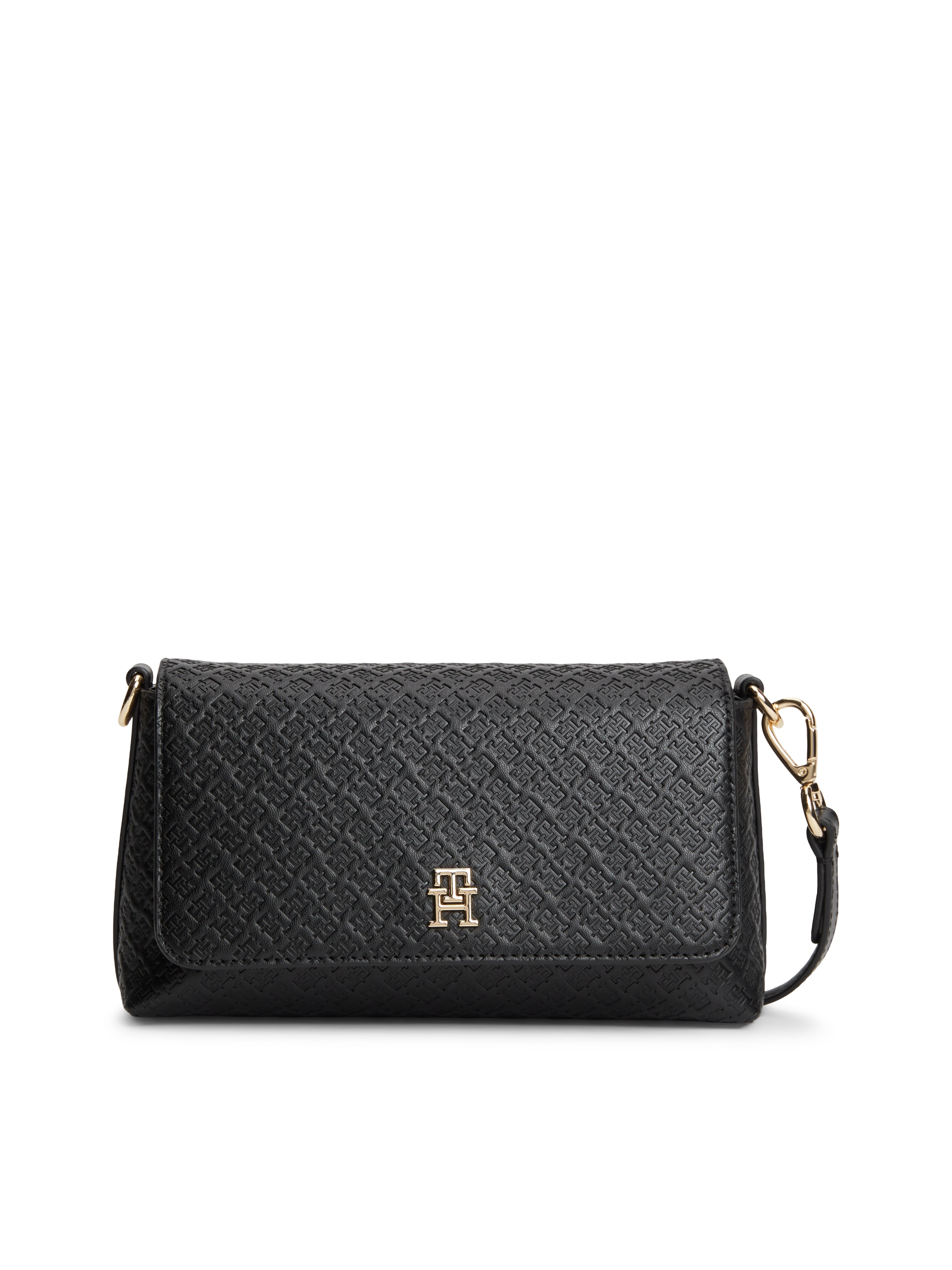 Image of Tommy Hilfiger Umhängetasche "TH ICON CONV CROSSOVER MONO" Damen Schultertasche, Handtasche, Clutch mit TH-Logoprägung