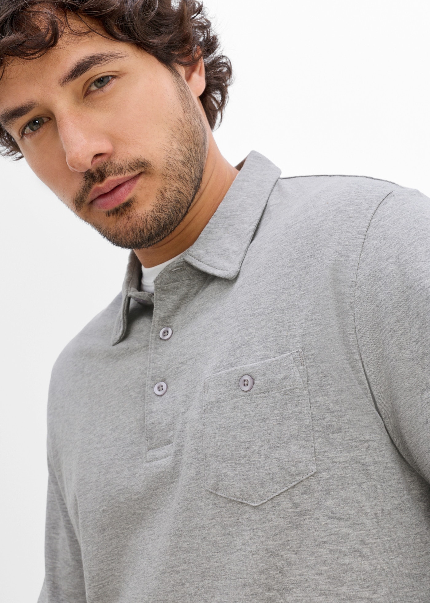 bonprix Poloshirt Packung,  im 2er-Pack, aus Baumwolle, Regular Fit, mit Polokragen