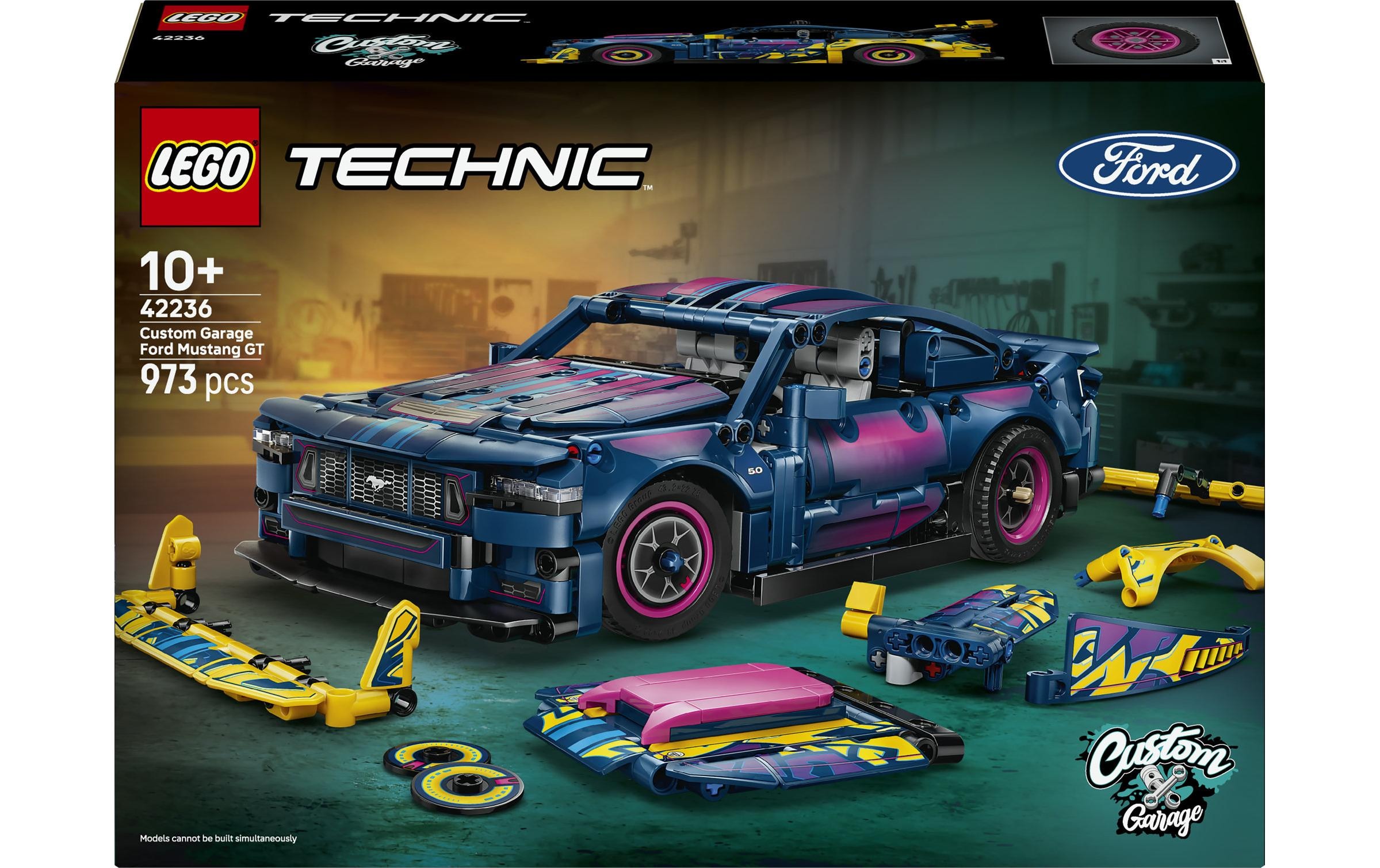 LEGO® Pions de construction »Ford Mustang GT Auto aus der Tuning-Werkstatt (42236), LEGO Technic« fabriqué en Europe