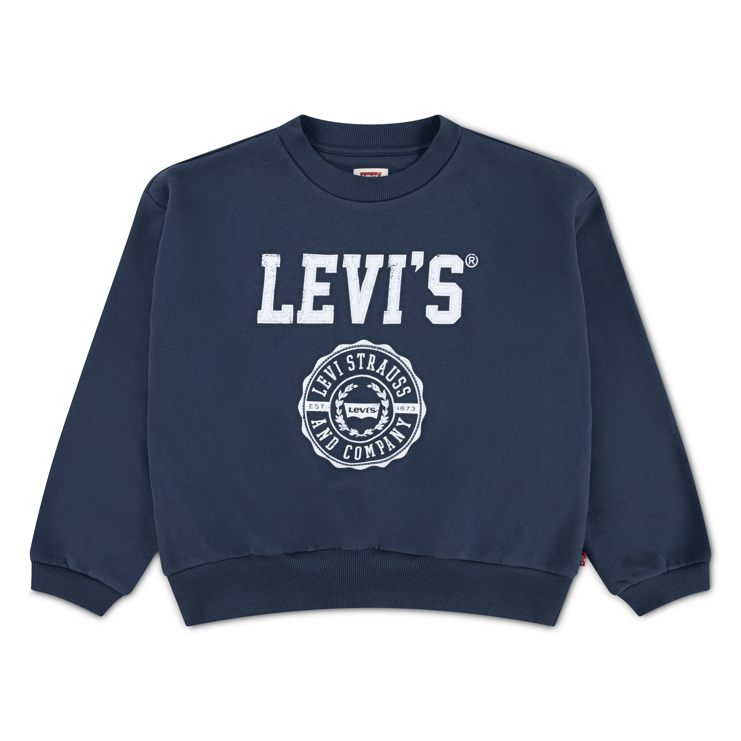 Image of Levis Kids Sweatshirt "LVG COLLEGIATE CREW", mit Markenprint, for Girls