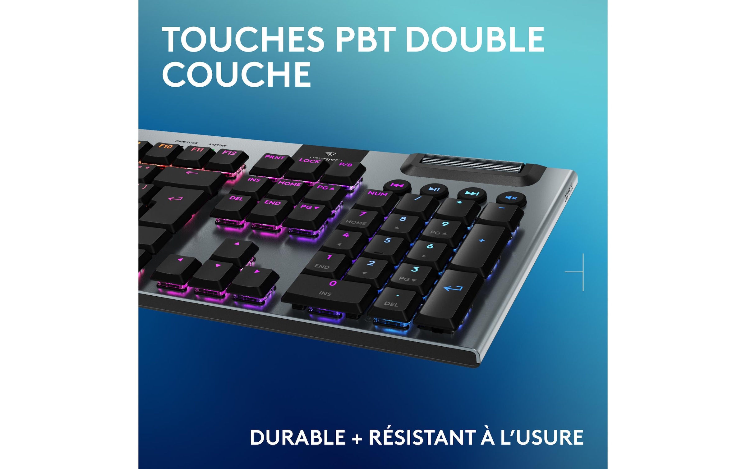 Logitech Gaming-Tastatur »G915 X Lightspeed GL Tactile«, (Ziffernblock)