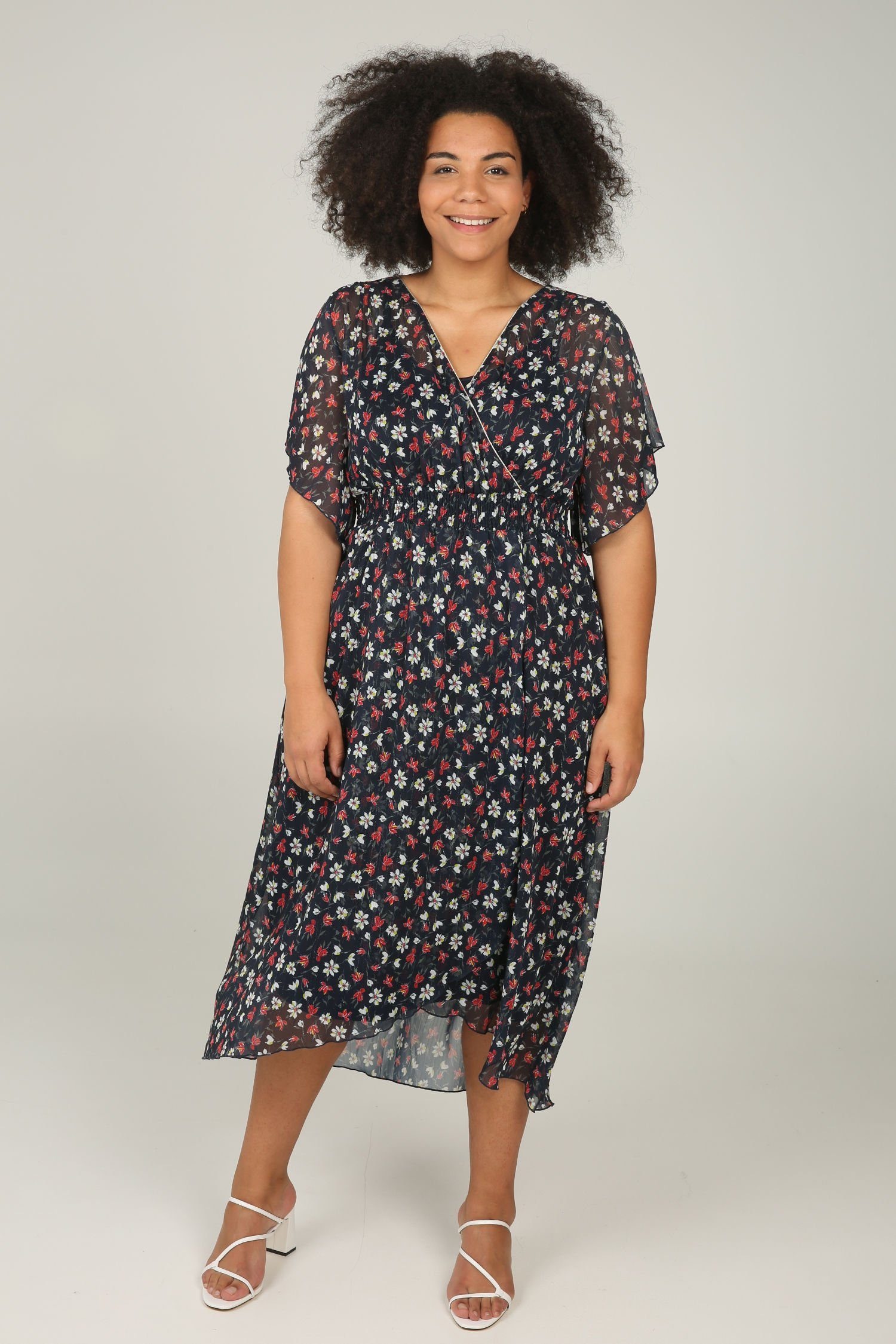 Maxikleid »Langes Kleid mit Blumen-Print«