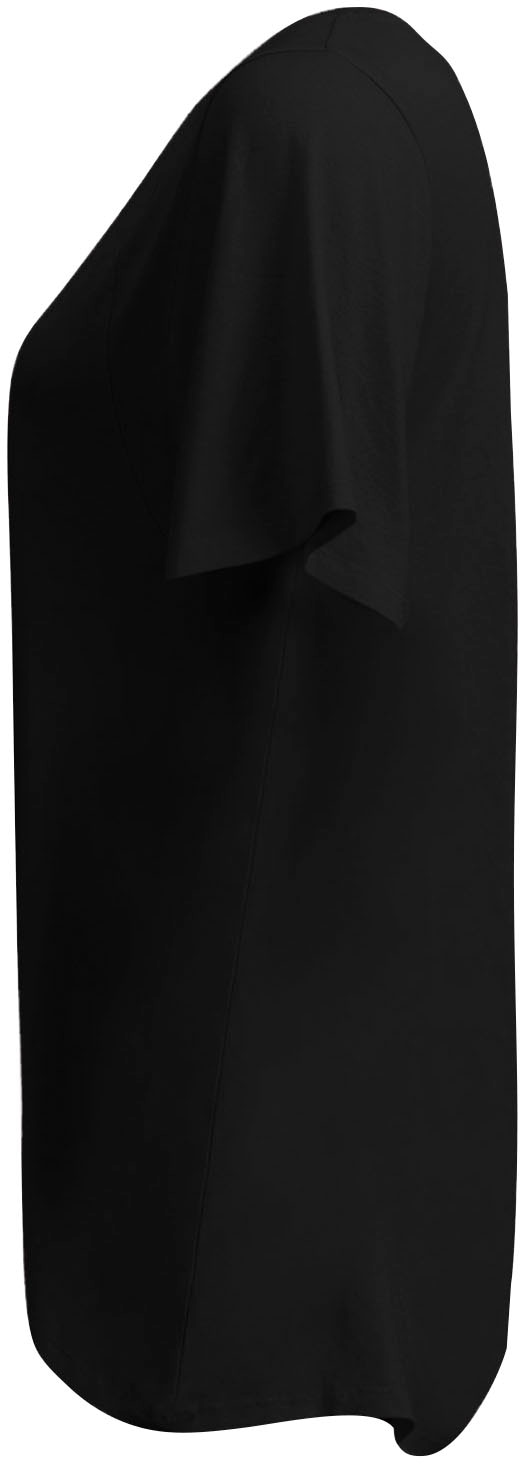 LTB Rundhalsshirt »YATECE«, mit asymmetrischem Zipfelsaum