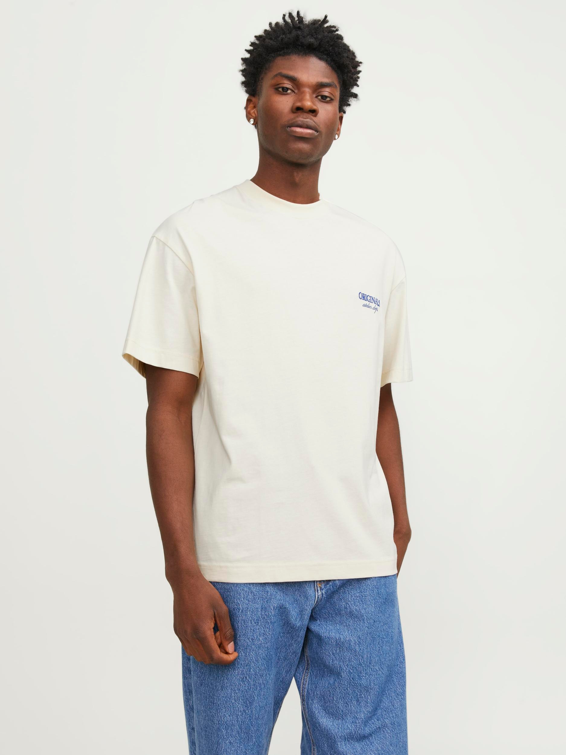 Oversize-Shirt »JORSANTORINI BACK TEE SS CREW NECK SN«