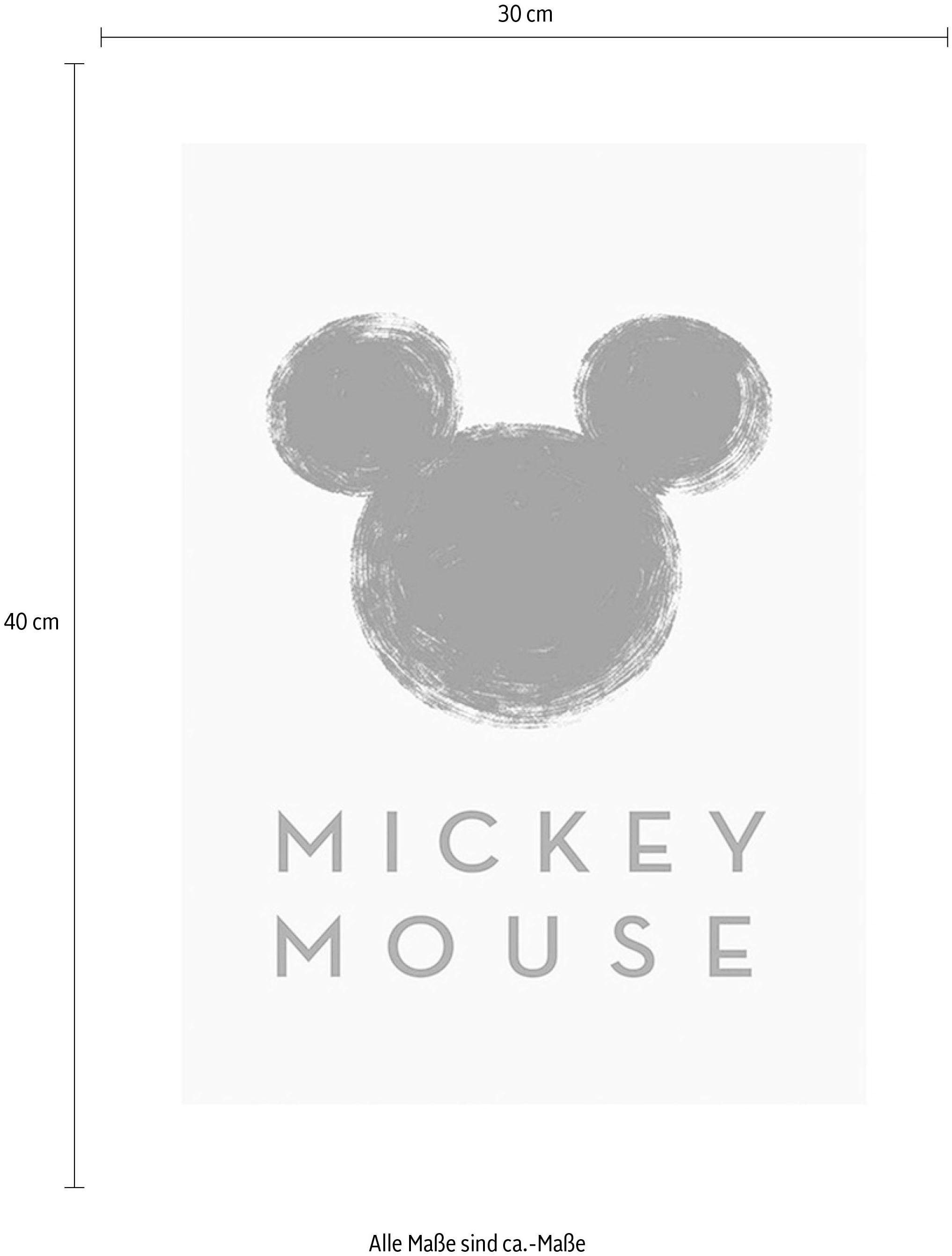 Kinderzimmer, (Packung, Wohnzimmer Komar versandkostenfrei St.), Poster Silhouette«, Mouse »Mickey auf Disney, 1 Schlafzimmer,