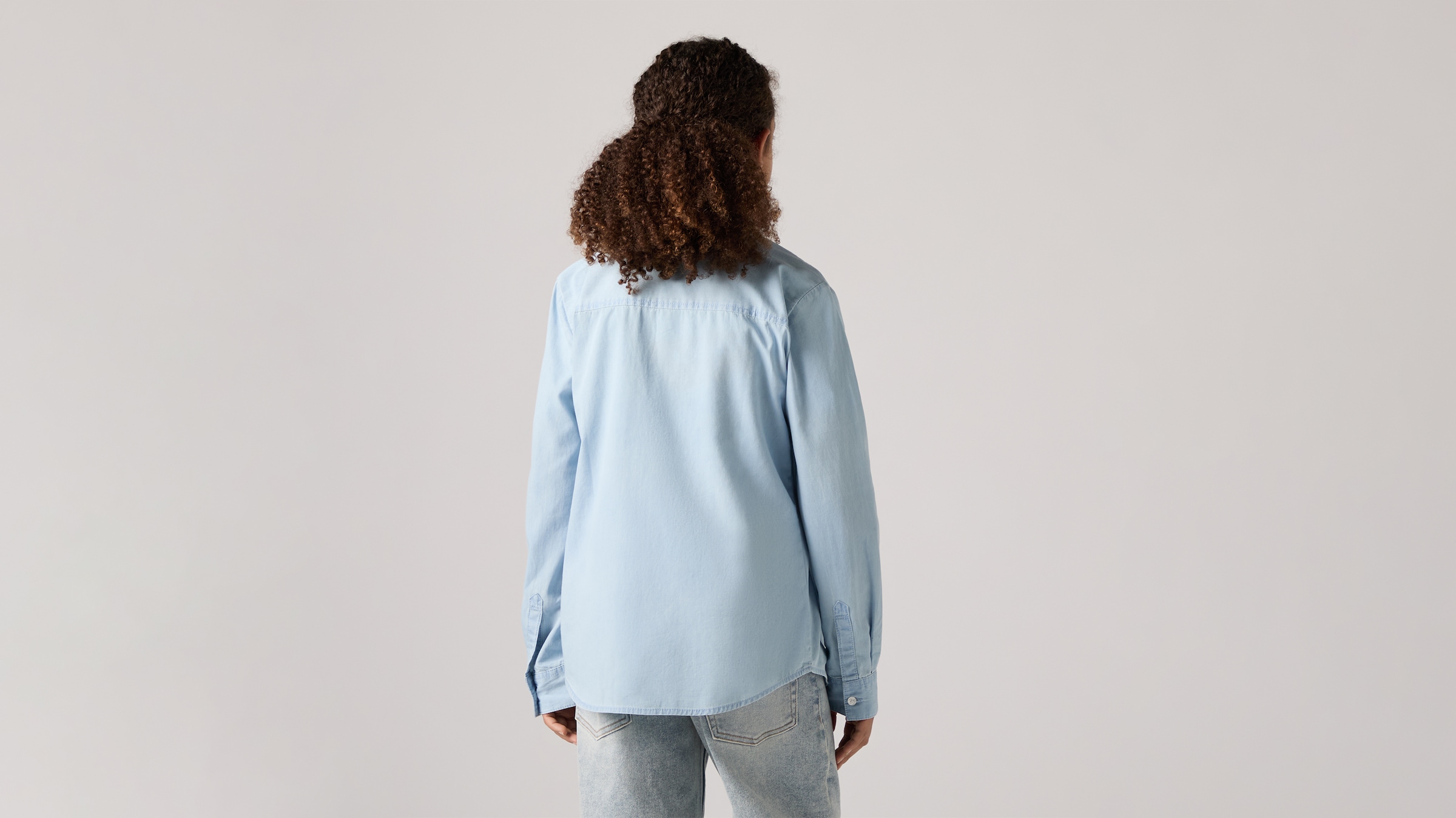 Levi's® Kids Chemise en jean »LVB BATTERY HOUSEMARK SHIRT« avec broderie logo