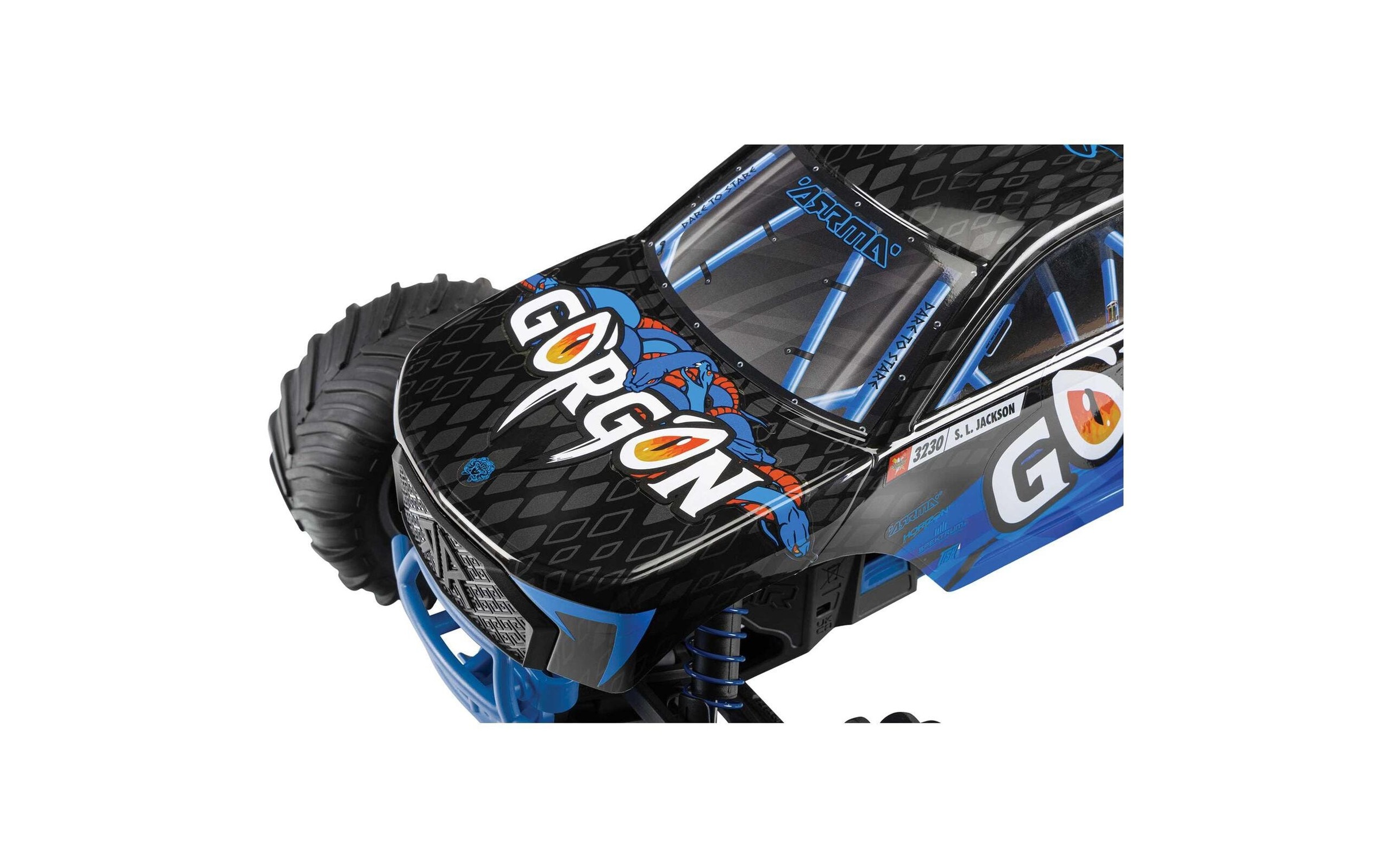 RC-Boot »Arrma Gorgon MEGA 550 RWD Blau ARTR«