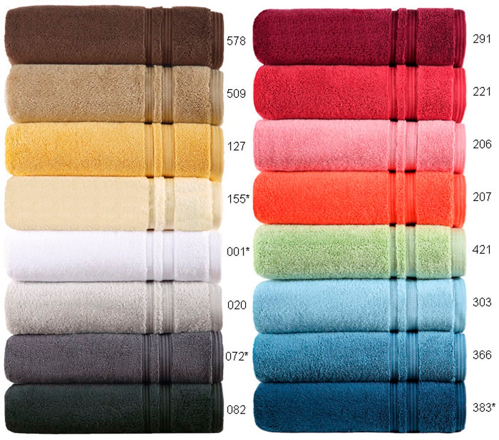 Egeria Handtuch »Manhatten versandkostenfrei Baumwolle (1 auf Programm St.), reine mit Streifenbordüre, Uni Goldfarben«