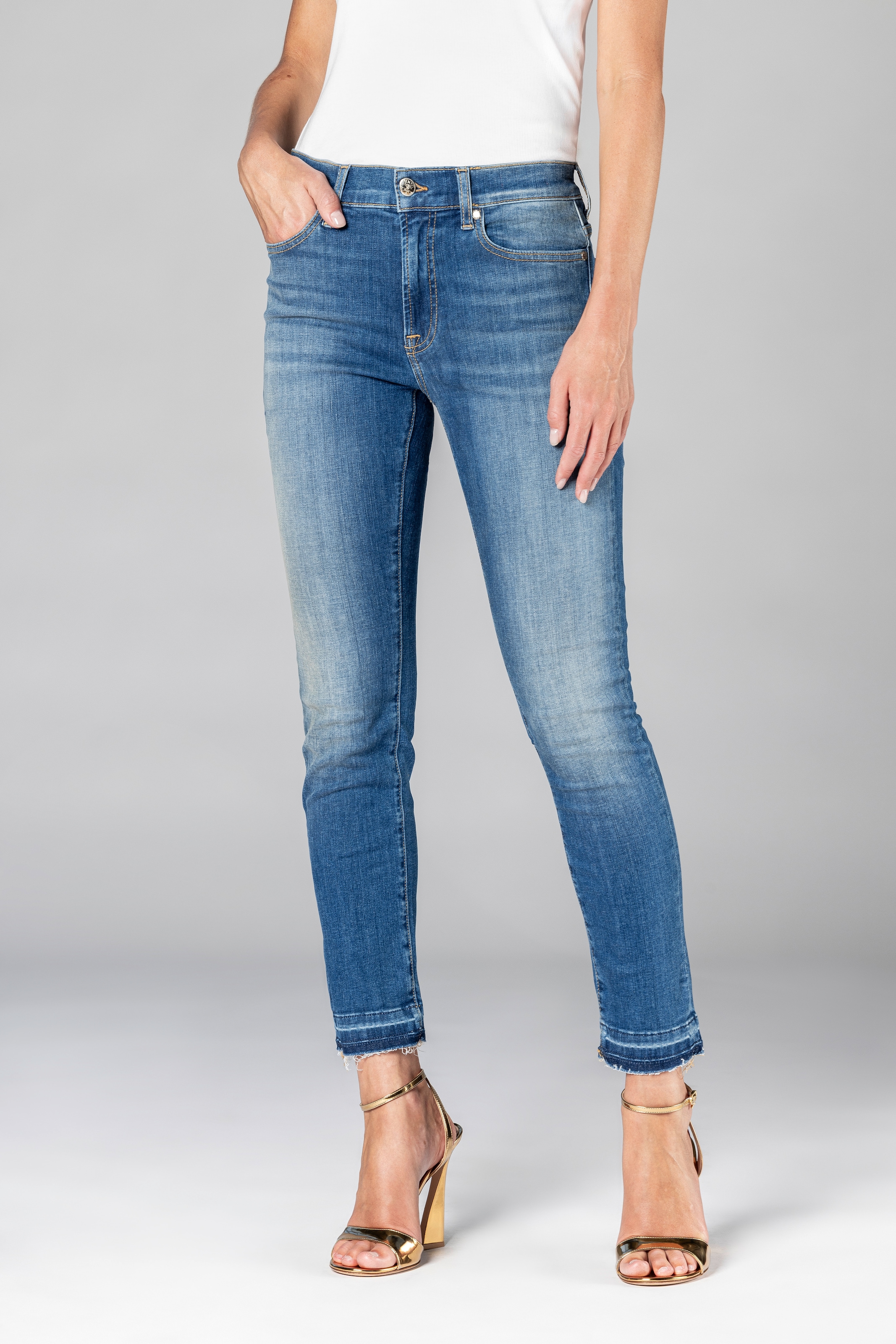Image of JOOP Stretch-Jeans "Mika" mit Used-Effekten