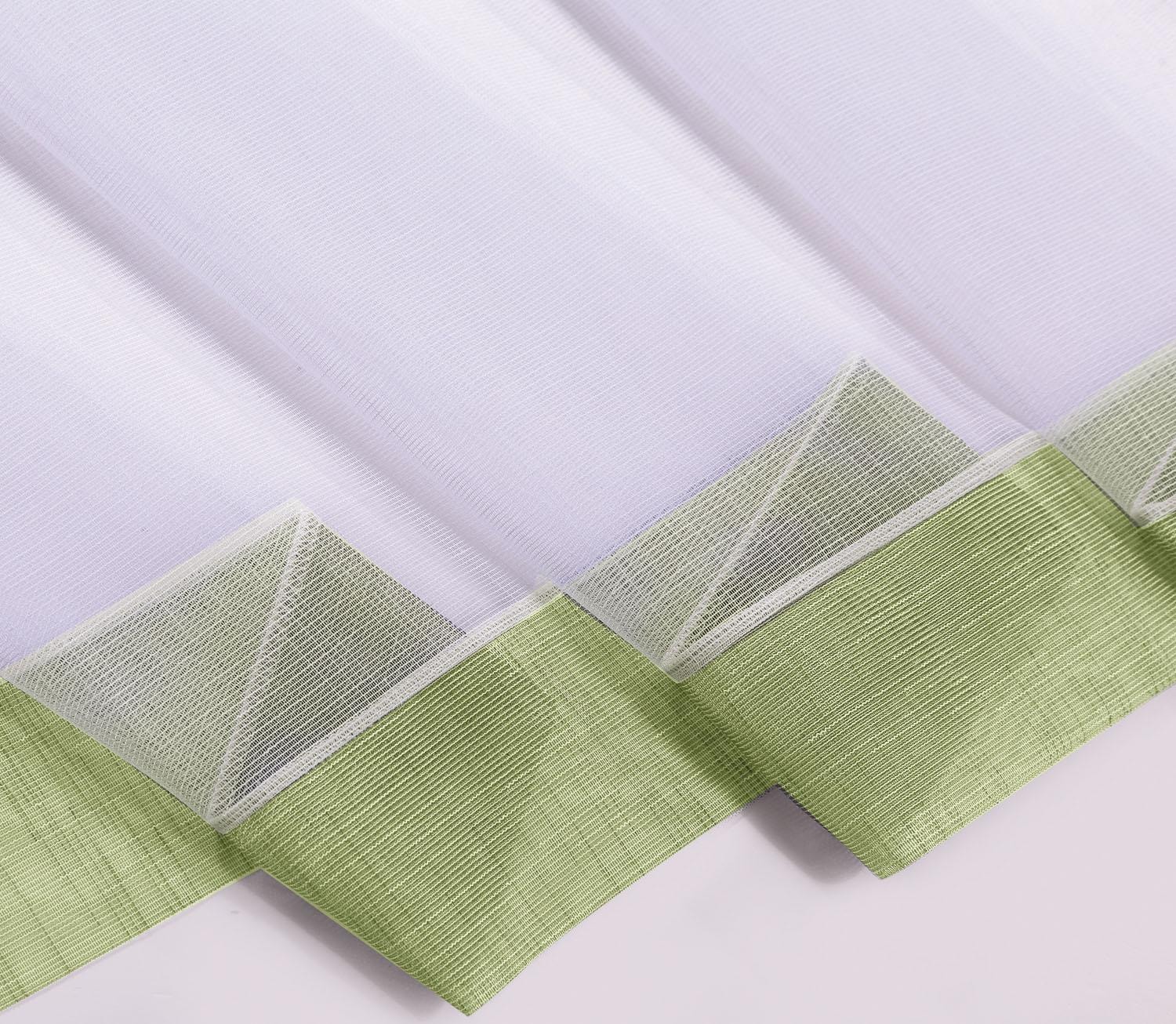 Happy Home Scheibengardine »CARA« Schlaufen 1 Stk. tlg. HxB: 50x150, Webware "Made in Germany"