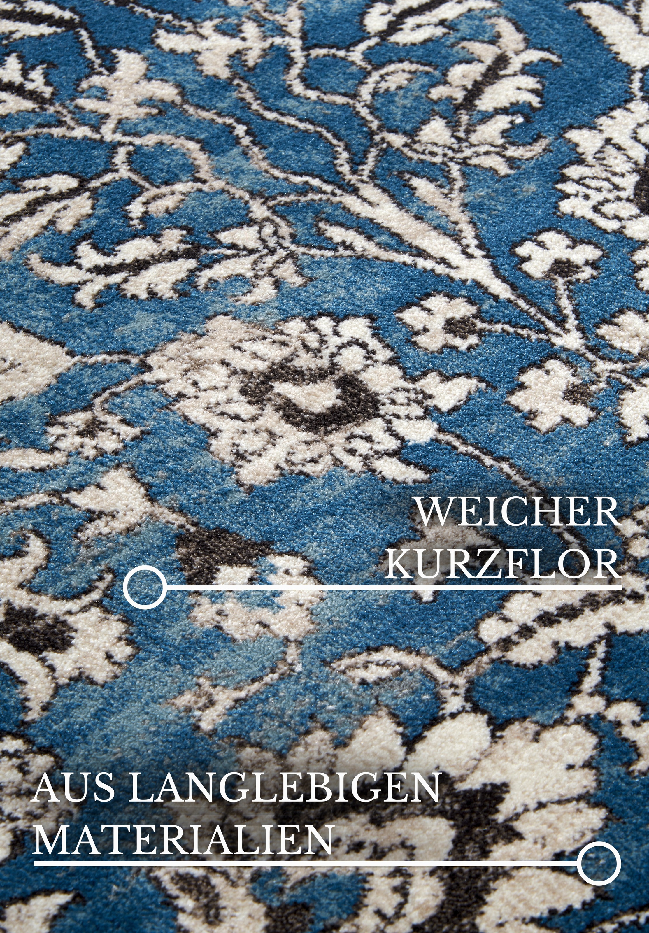 Villeroy & Boch Tapis »Ernest« Rectangulaire 11 mm Höhe Läufer, Orientalisch in einem Vintage-Look, Wohnzimmer, Kurzflor