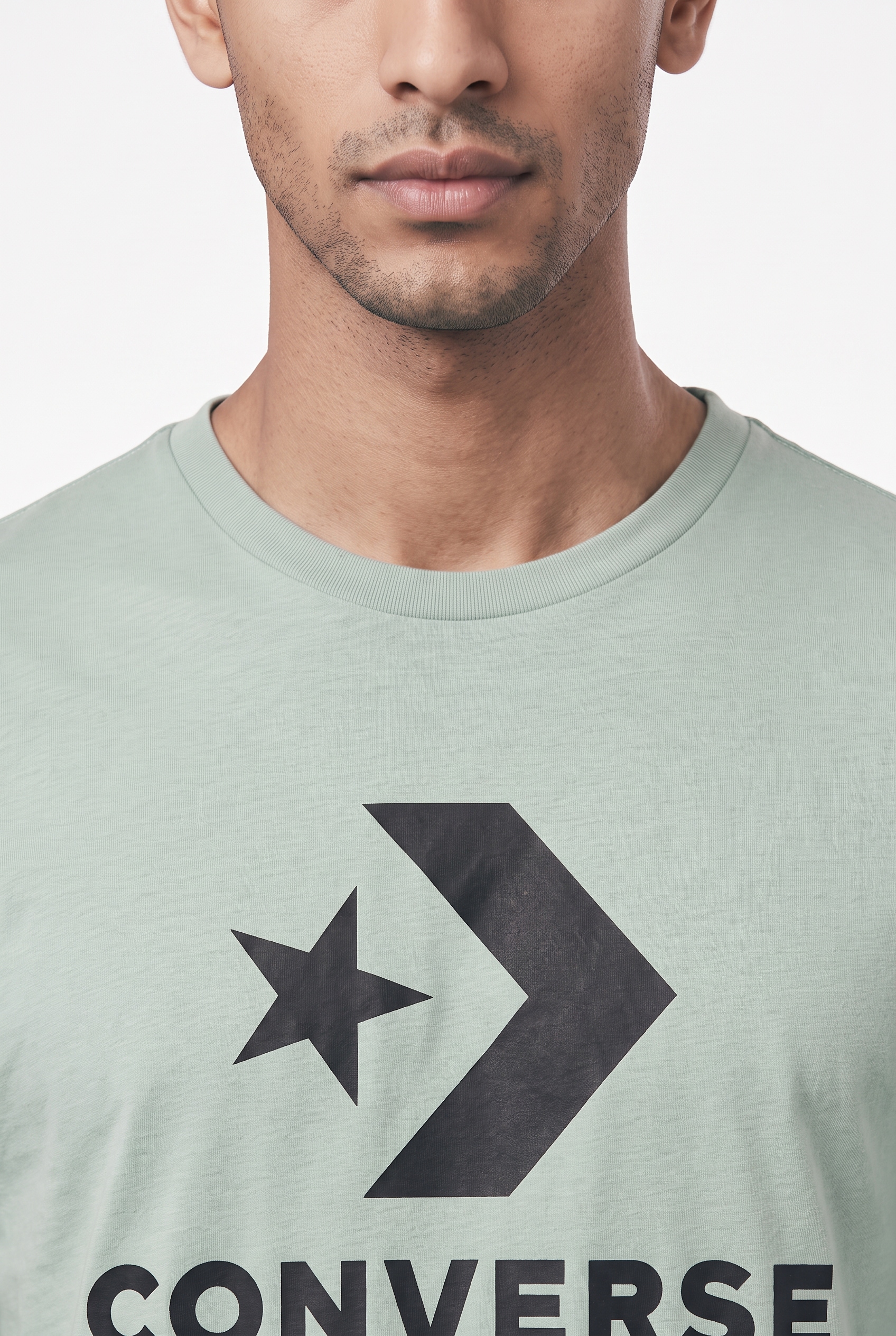 Converse T-shirt Manches courtes, en coton, coupe normale
