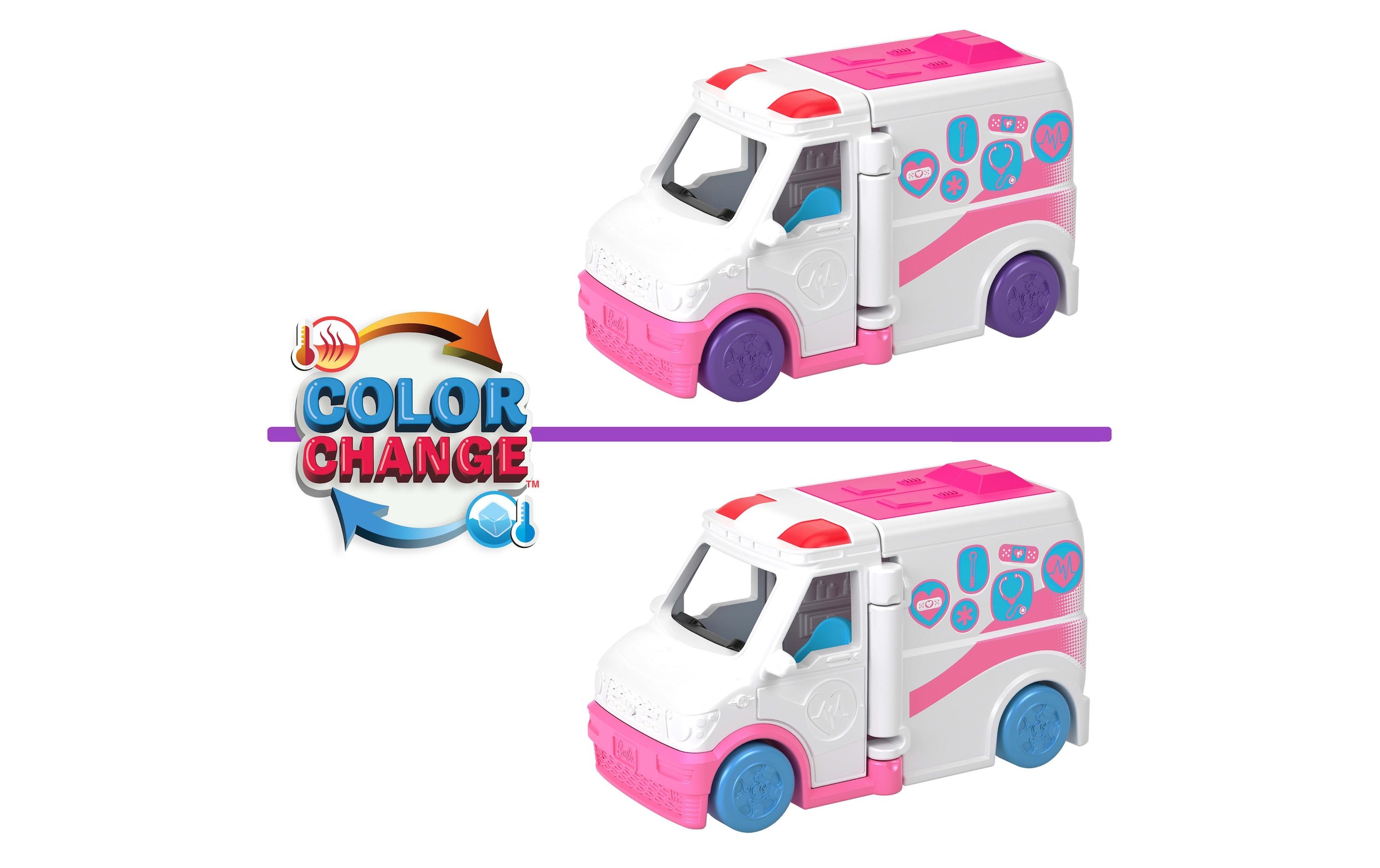 Barbie Anziehpuppe »Mini BarbieLand Krankenwagen mit Puppe«