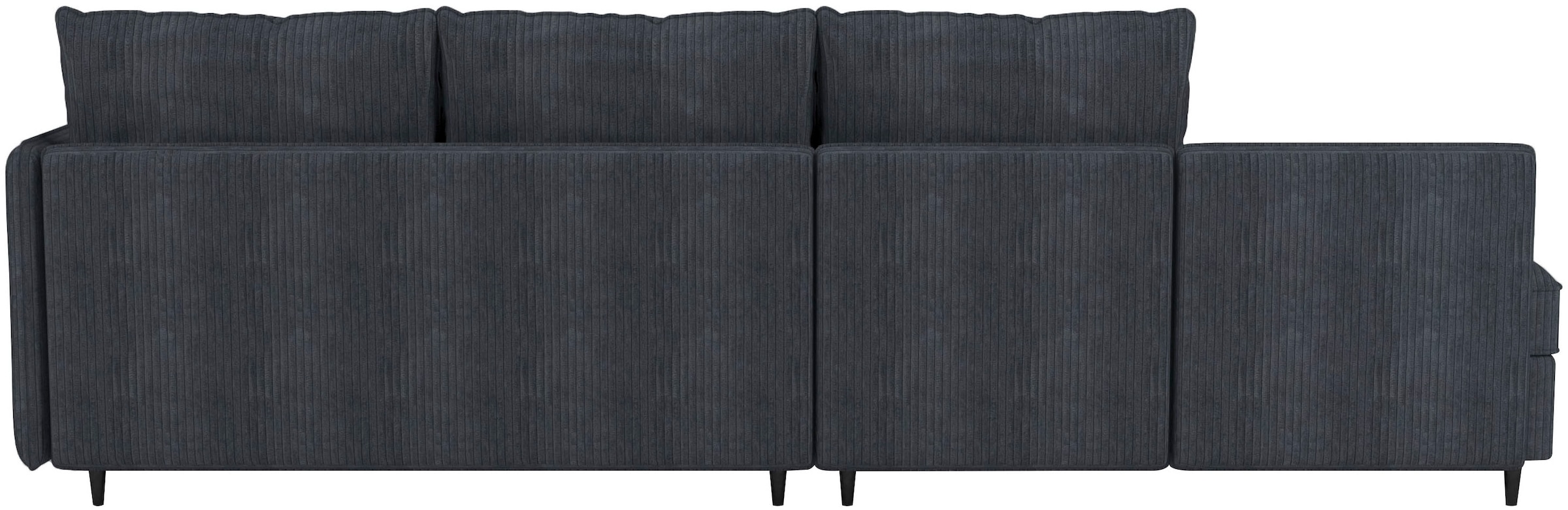 Dorel Home Ecksofa »LINDHUS, L-Form, verschiedene Stellvarianten, Schlaf-Liege«, Modulsofa, Recamiere, grosser Bettkasten, Cord, Chenille