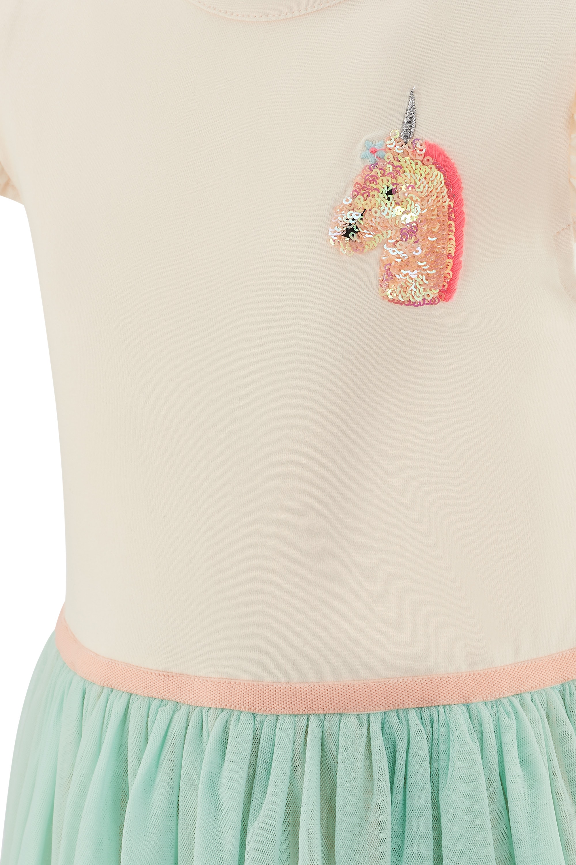 happy girls Robe en jersey mit Tüllrock und tollen Pailletten-Applikationen