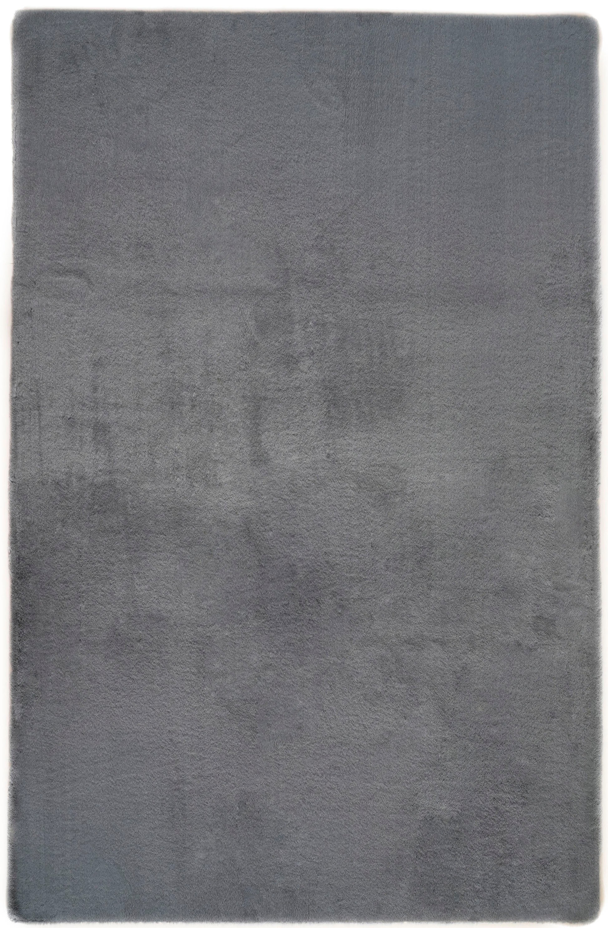Bruno Banani Fellteppich "Rabbit 2, Kunstfell Teppich, Modern" rechteckig 25 mm Höhe Kaninchenfell-Haptik, sehr weich, Wohnzimmer, Schlafzimmer, Esszimmer