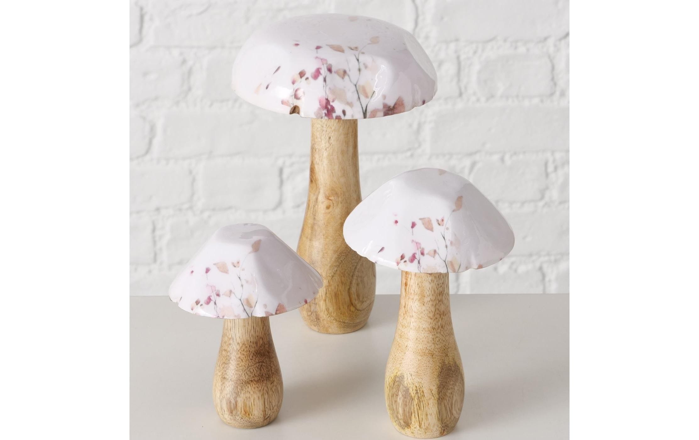 BOLTZE Figurine de décoration »Pilze Bernada 3er Set«