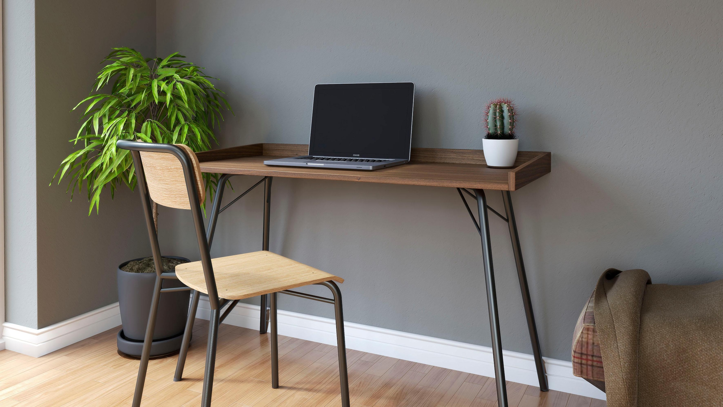Image of Woodman Schreibtisch "Rayburn" im schlichten skandinavischen Design, FSC-zertifiziert