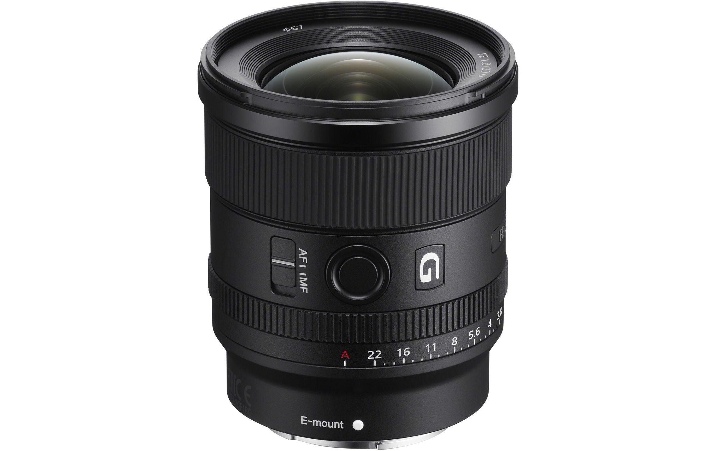Image of Sony Festbrennweiteobjektiv "FE 20mm F/1.8 G"