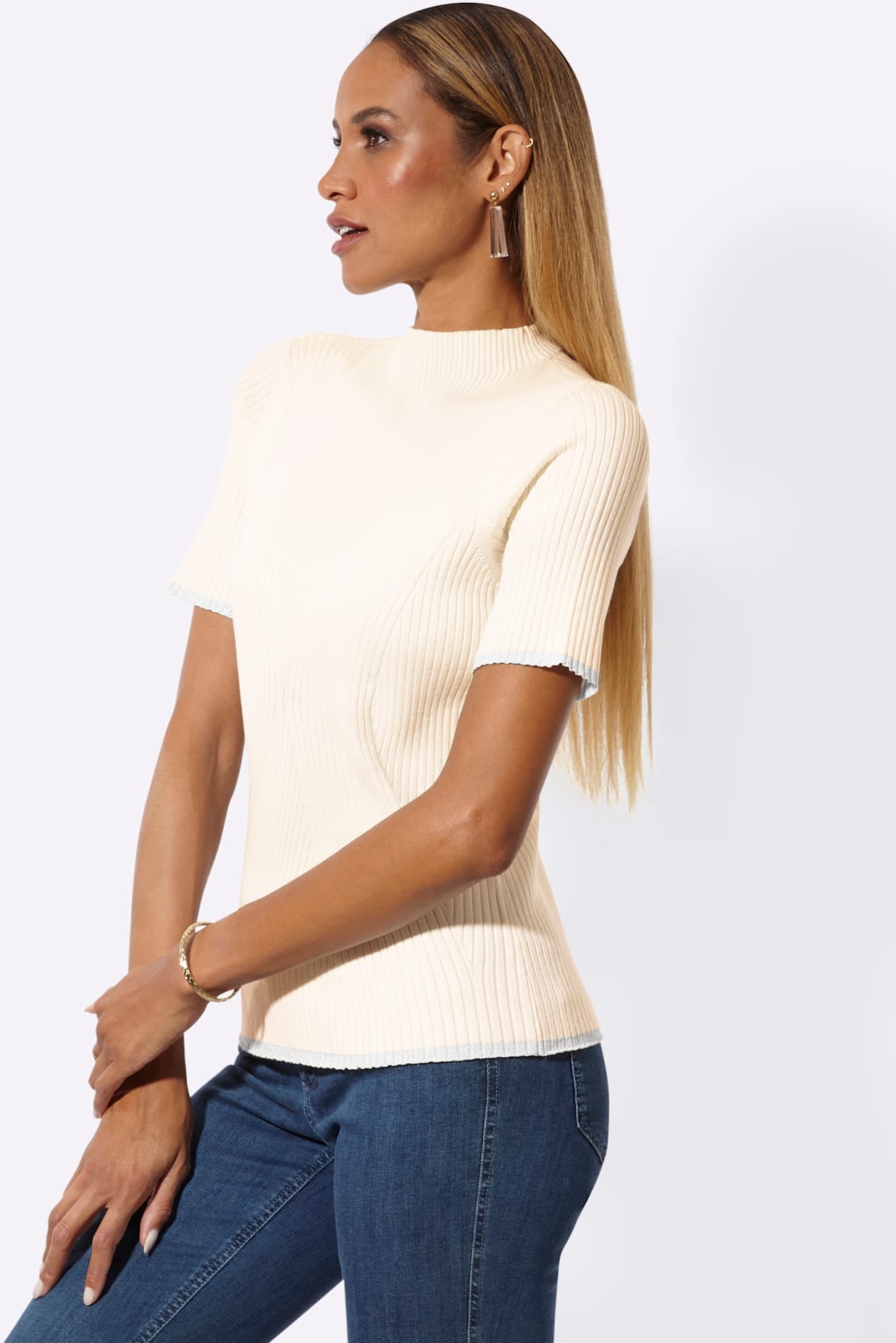creation L Strickpullover »Stehkragen-Pullover«
